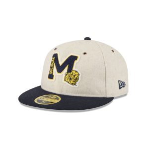 Michigan Wolverines College Vault Wool Letterman Retro Crown 59FIFTY Fitted Hat