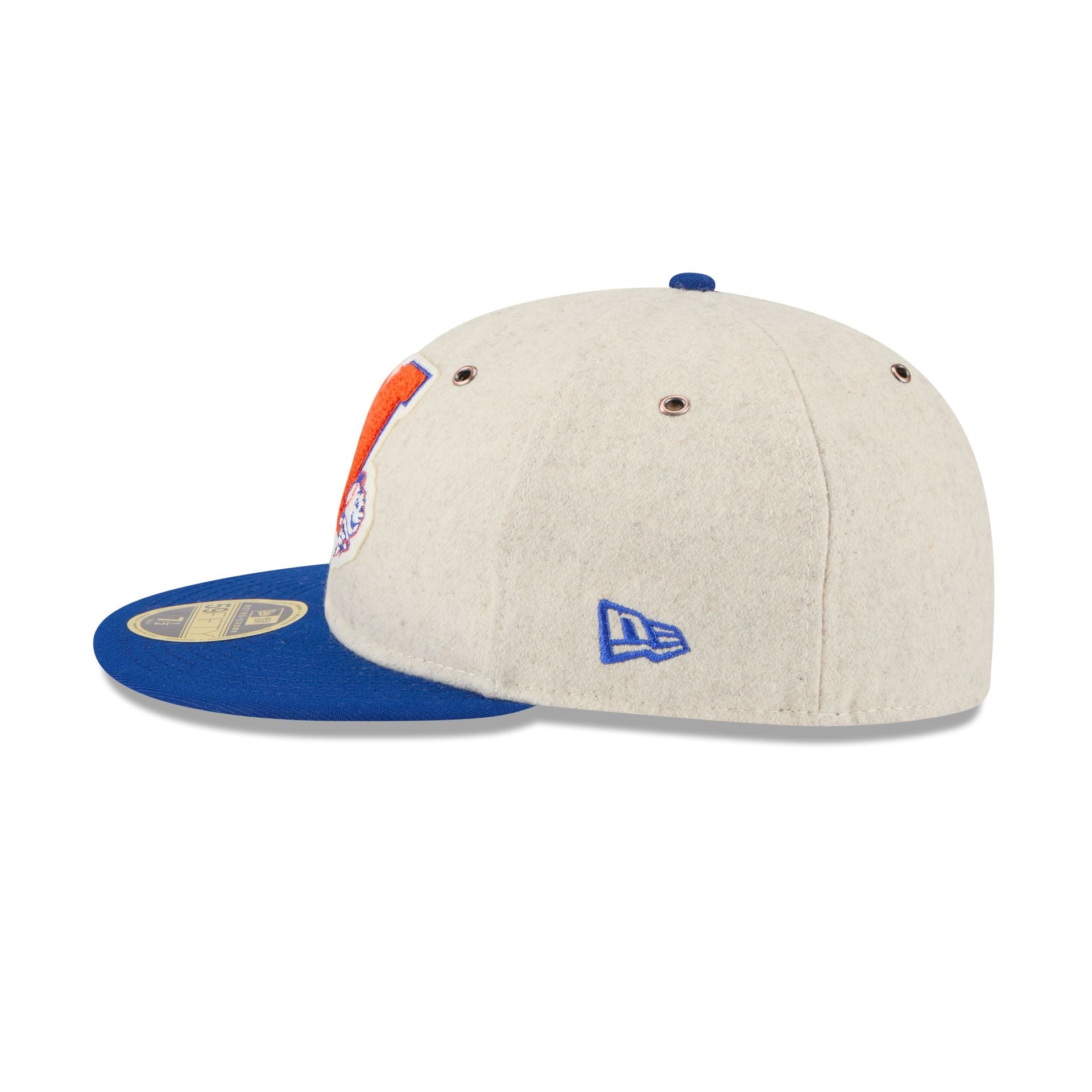 New York Mets Wool Letterman Retro Crown 59FIFTY Fitted Hat - Image 4