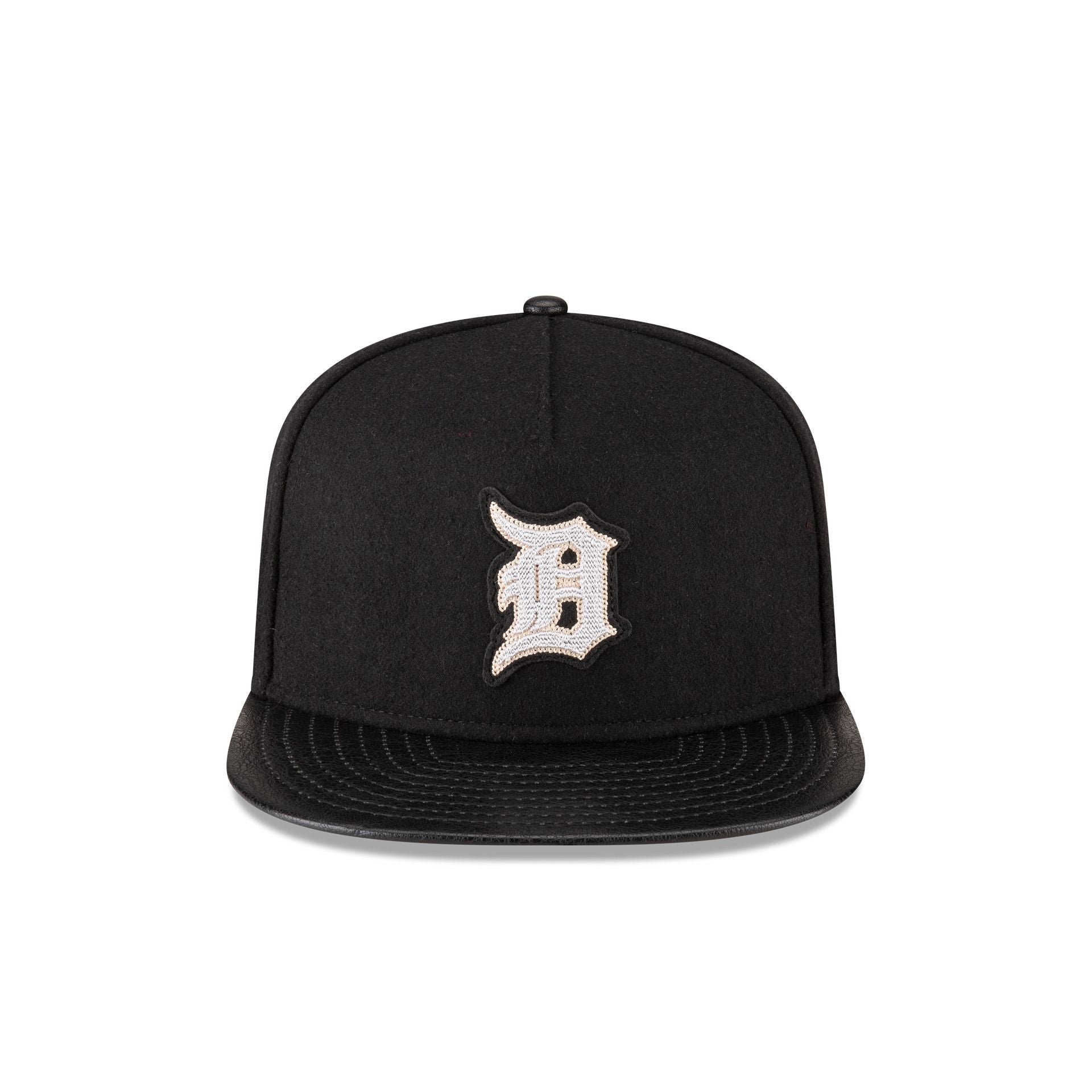 Detroit Tigers Wool Letterman 9FIFTY A-Frame Snapback Hat - Image 2