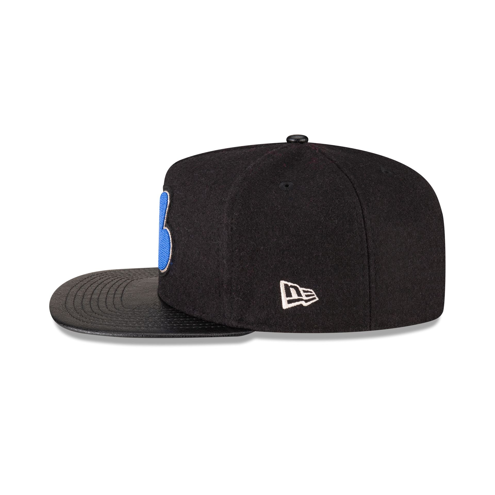 Montreal Expos Wool Letterman 9FIFTY A-Frame Snapback Hat - Image 5
