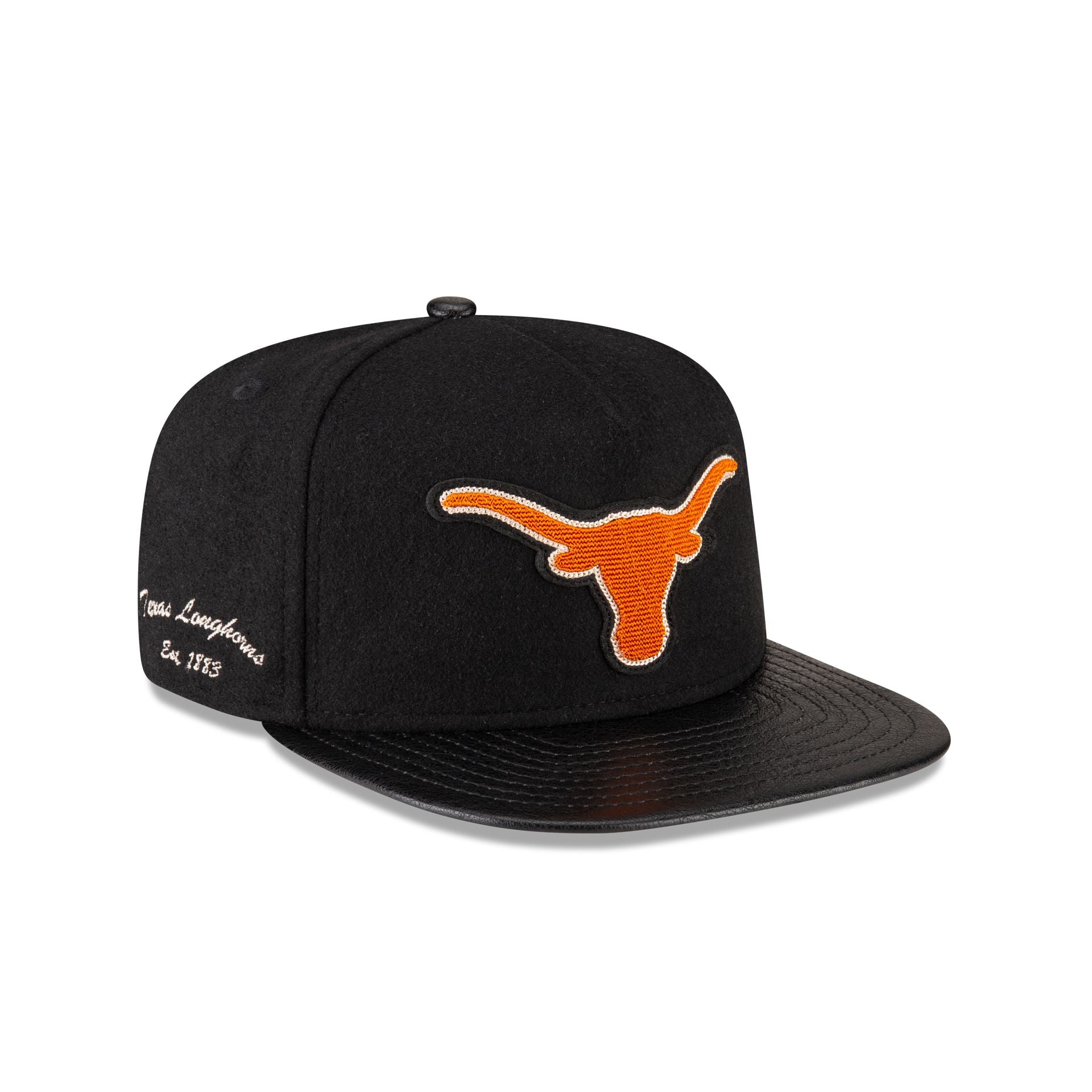 Texas Longhorns Wool Letterman 9FIFTY A-Frame Snapback Hat