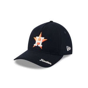 Houston Astros Wool Letterman 9TWENTY A-Frame Adjustable Hat Adjustable Hat