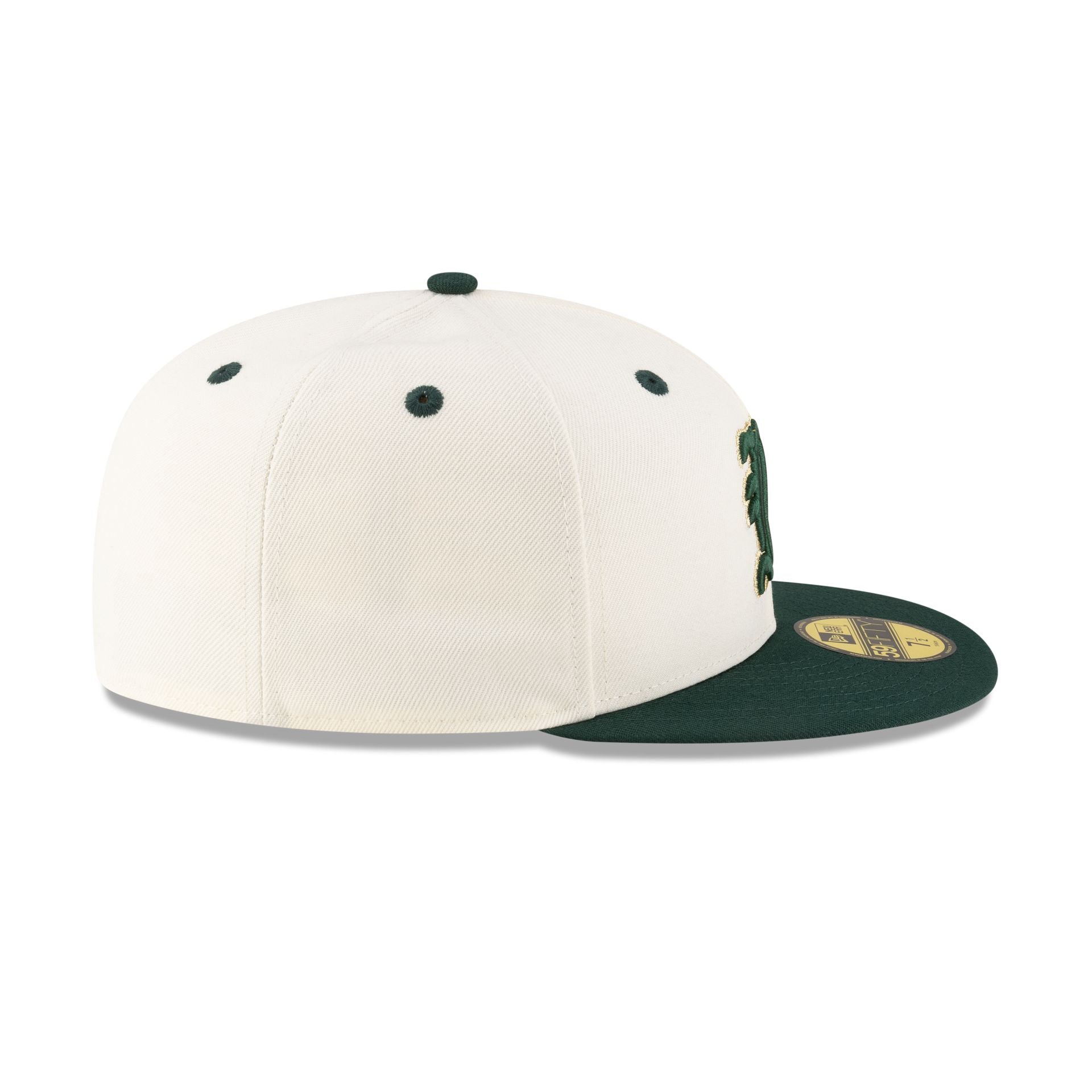 Miami Hurricanes Alt Chrome White 59FIFTY Fitted Hat - Image 5