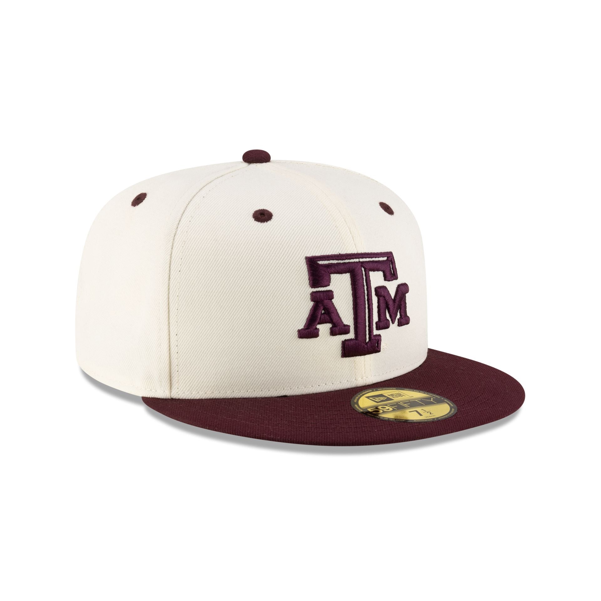 Texas A&M Aggies Chrome White 59FIFTY Fitted Hat - Image 3