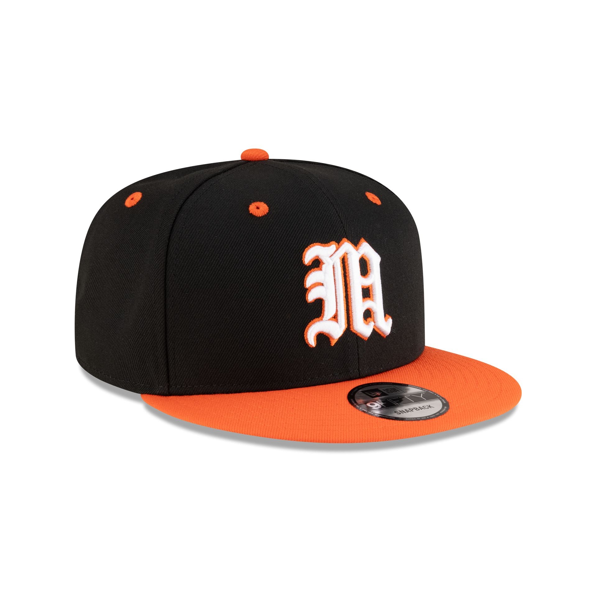 New Era x adidas Miami Hurricanes Black 9FIFTY Snapback Hat - Image 3