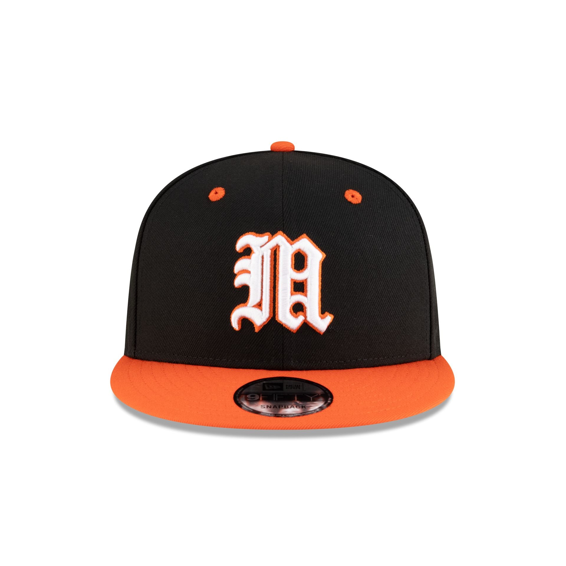 New Era x adidas Miami Hurricanes Black 9FIFTY Snapback Hat - Image 2