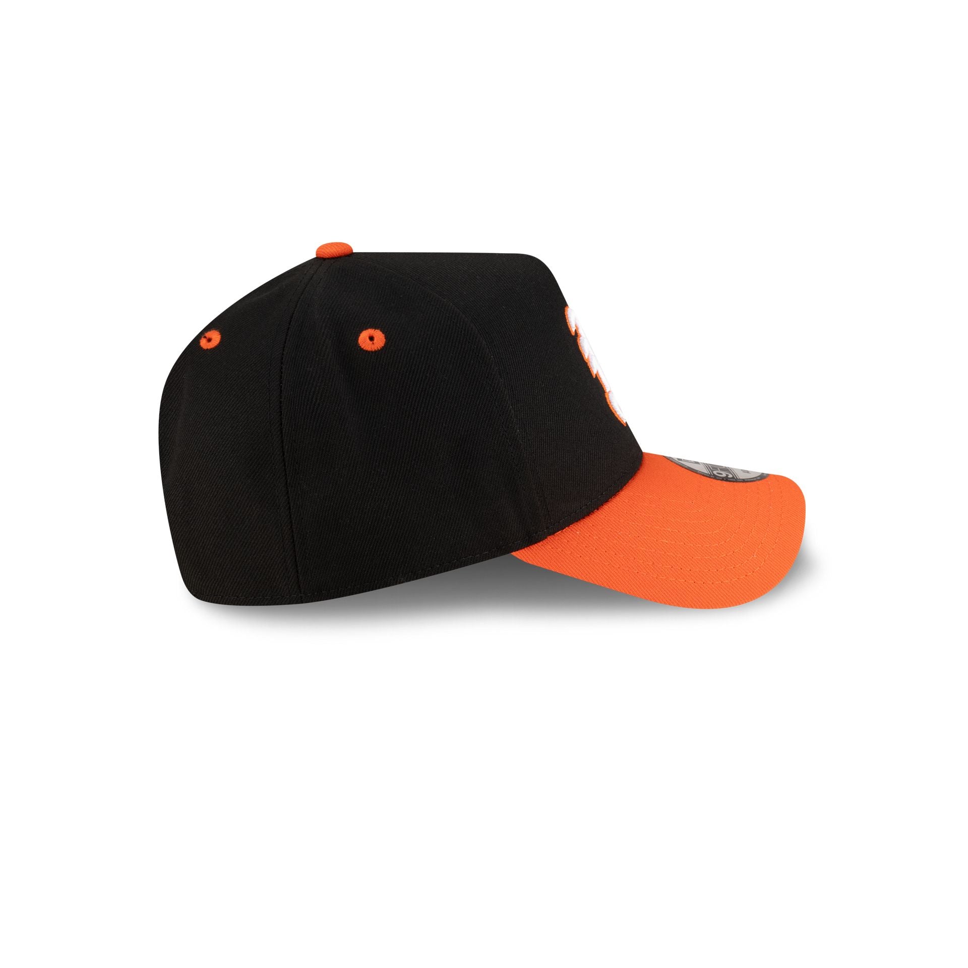 New Era x adidas Miami Hurricanes Black 9FORTY A-Frame Snapback Hat - Image 5