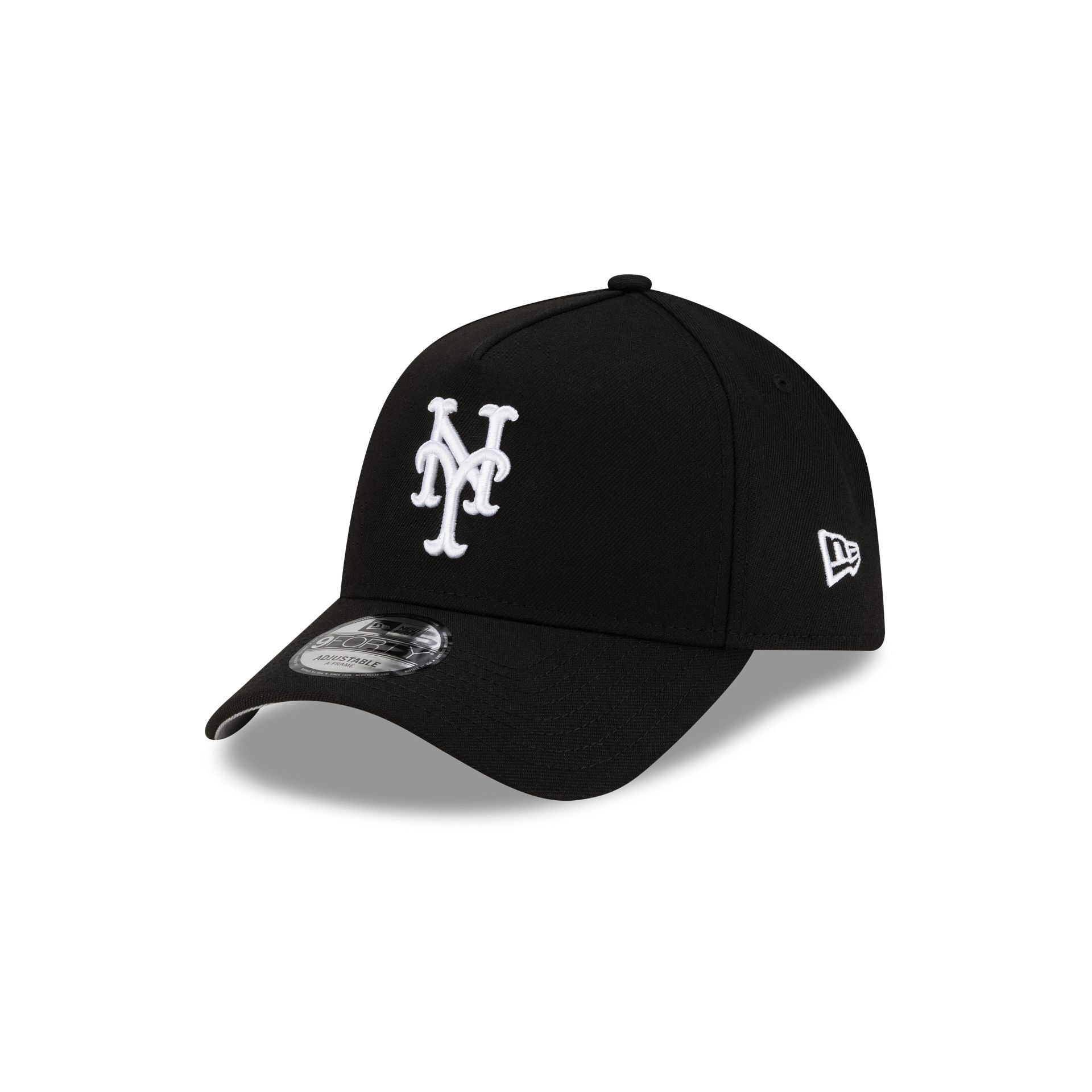 Meanwhile Back in Queens x New York Mets Black 9FORTY A-Frame Snapback Hat - Image 3