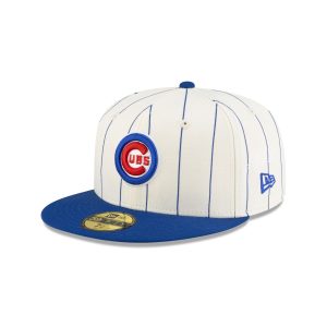Diet Starts Monday x Chicago Cubs Pinstripe 59FIFTY Fitted Hat