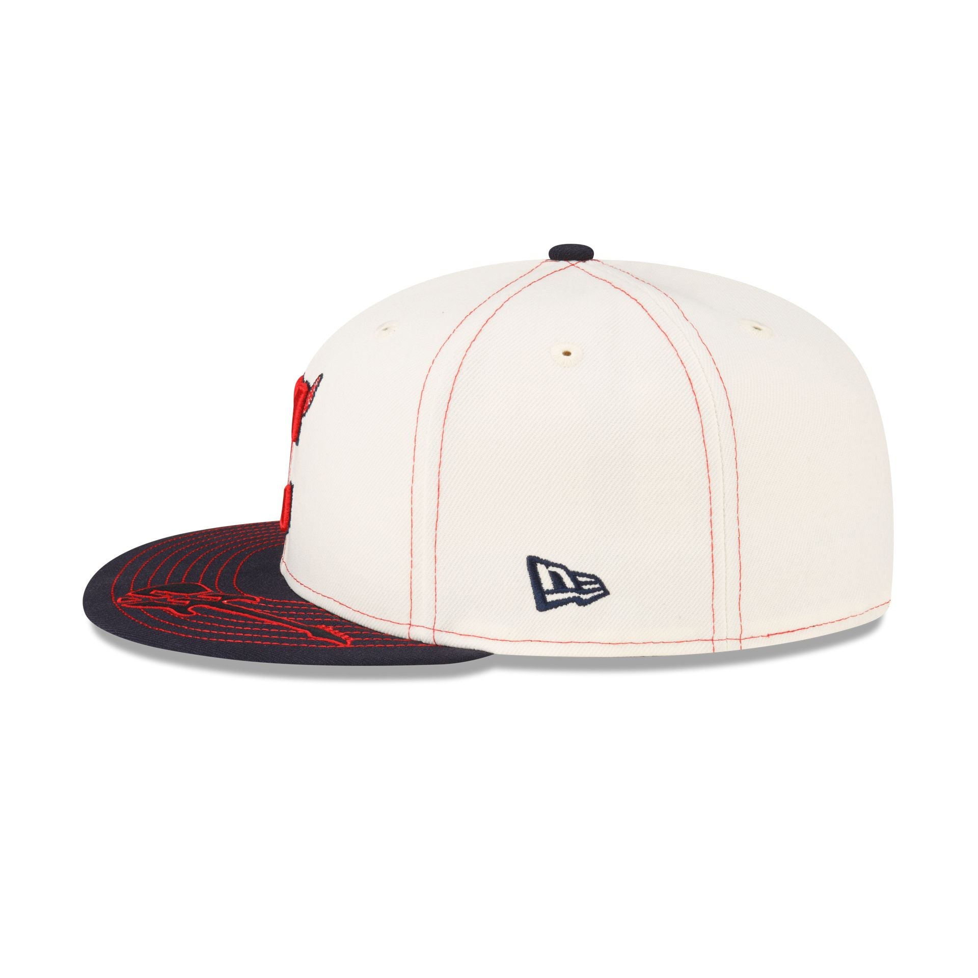 mgk x Cleveland Guardians Chrome White 59FIFTY Fitted Hat - Image 5