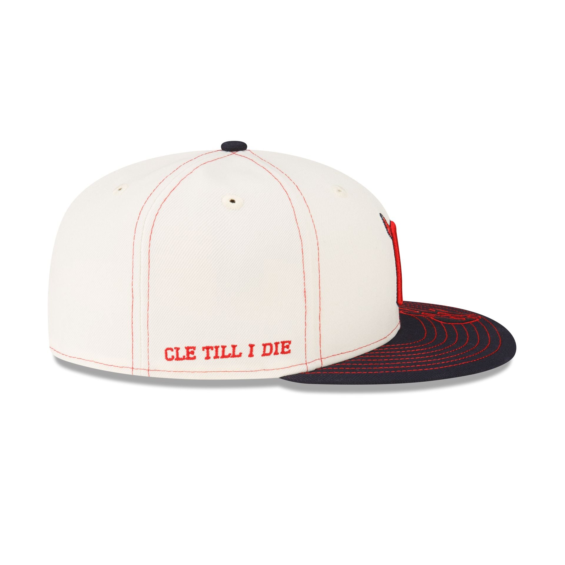 mgk x Cleveland Guardians Chrome White 59FIFTY Fitted Hat - Image 4