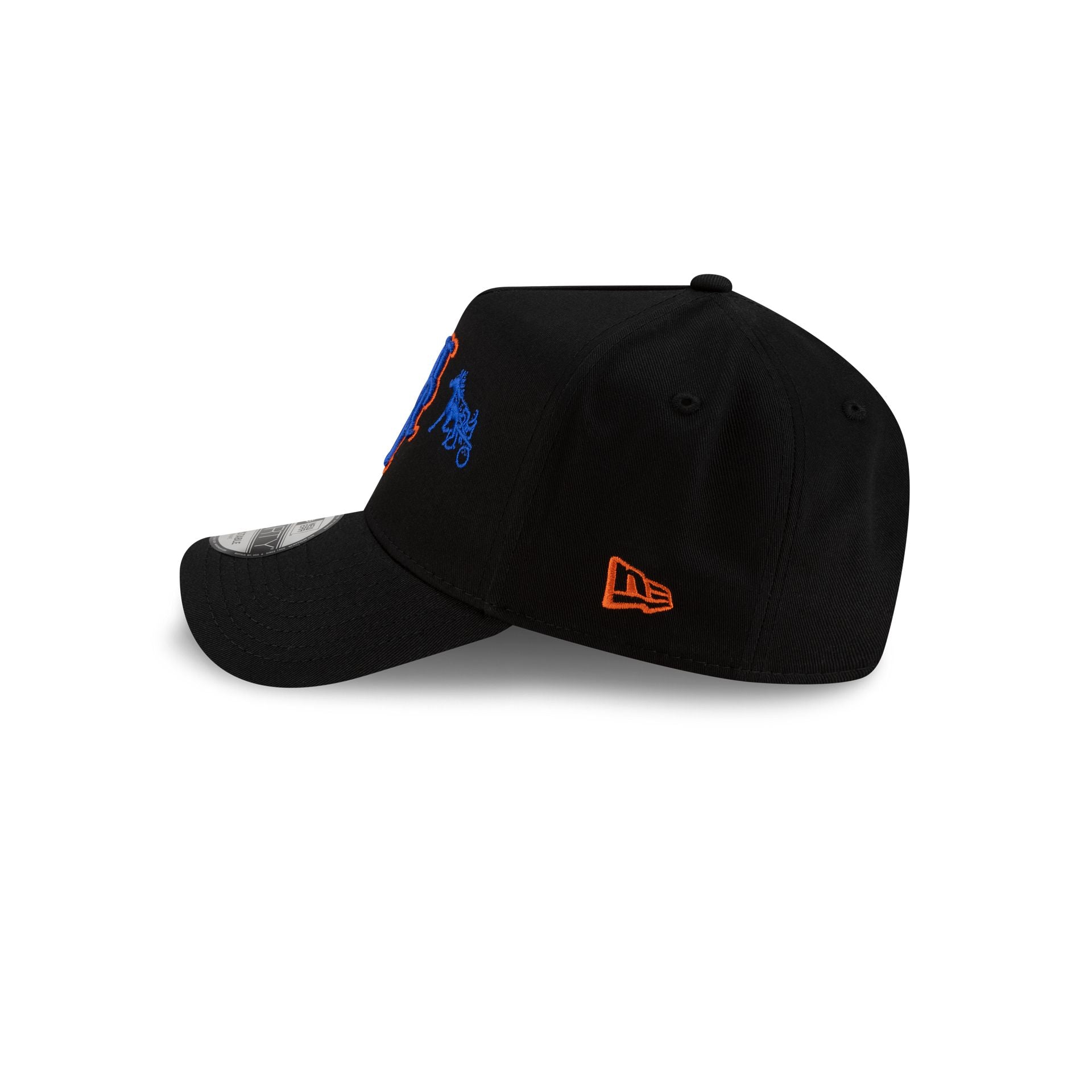 Siegelman Stable x New York Mets Black 9FORTY A-Frame Snapback Hat - Image 5