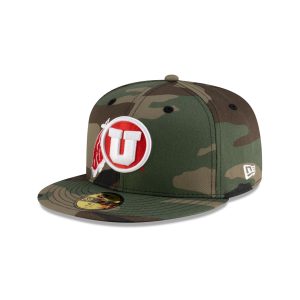 Utah Utes Woodland 59FIFTY Fitted