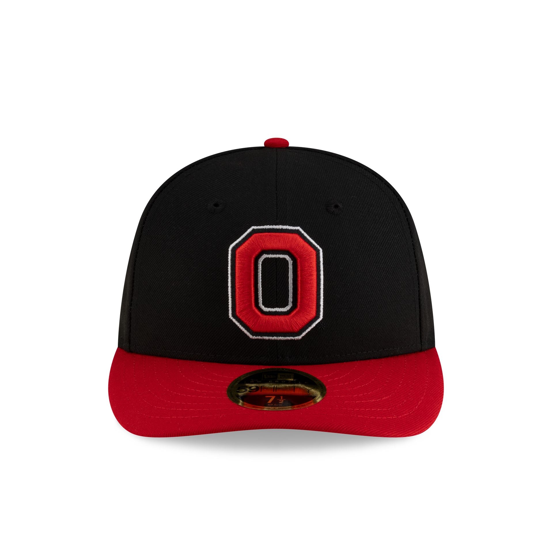 Ohio State Buckeyes Black Scarlet Low Profile 59FIFTY Fitted - Image 2