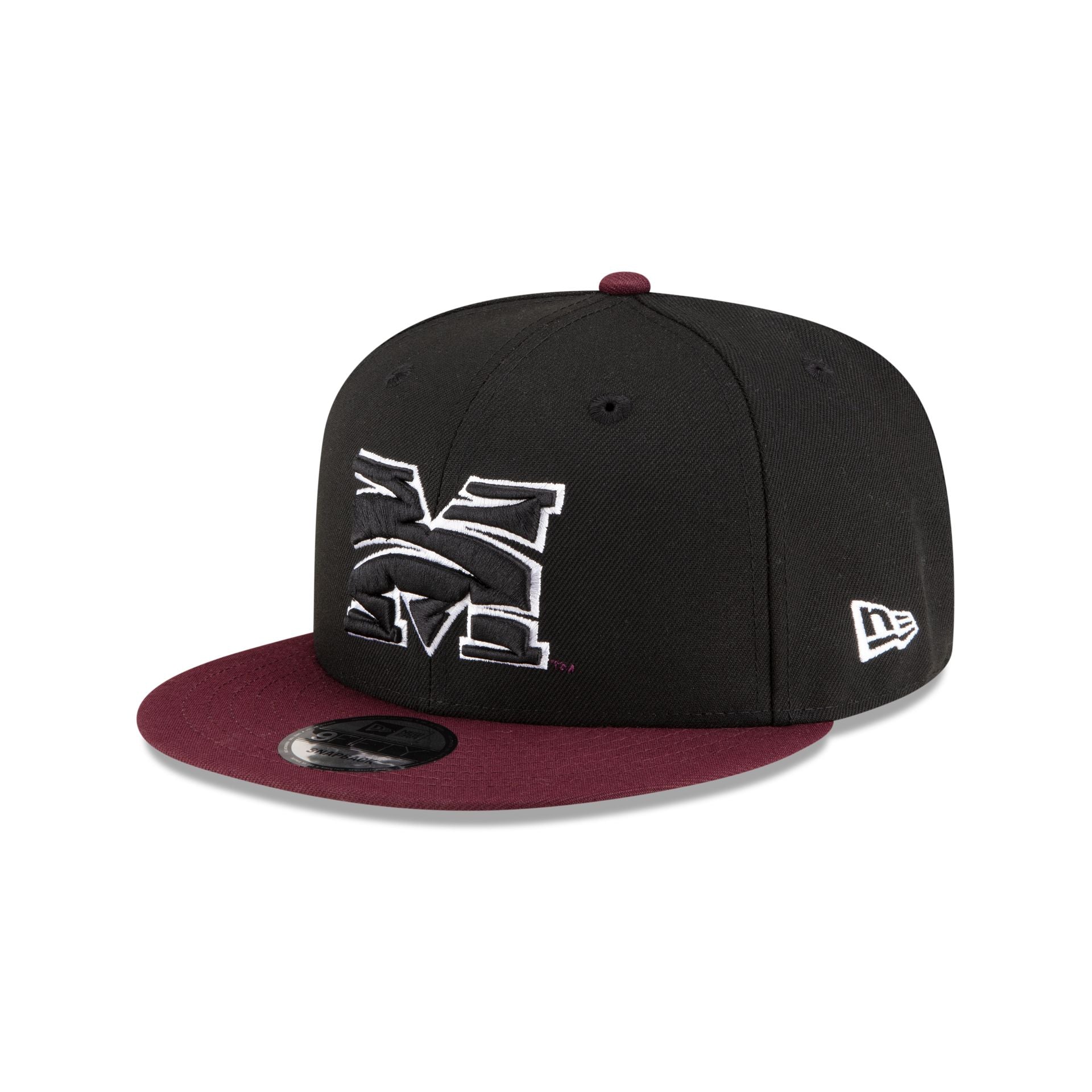 Morehouse Tigers Black Maroon 9FIFTY Snapback Hat - Image 3
