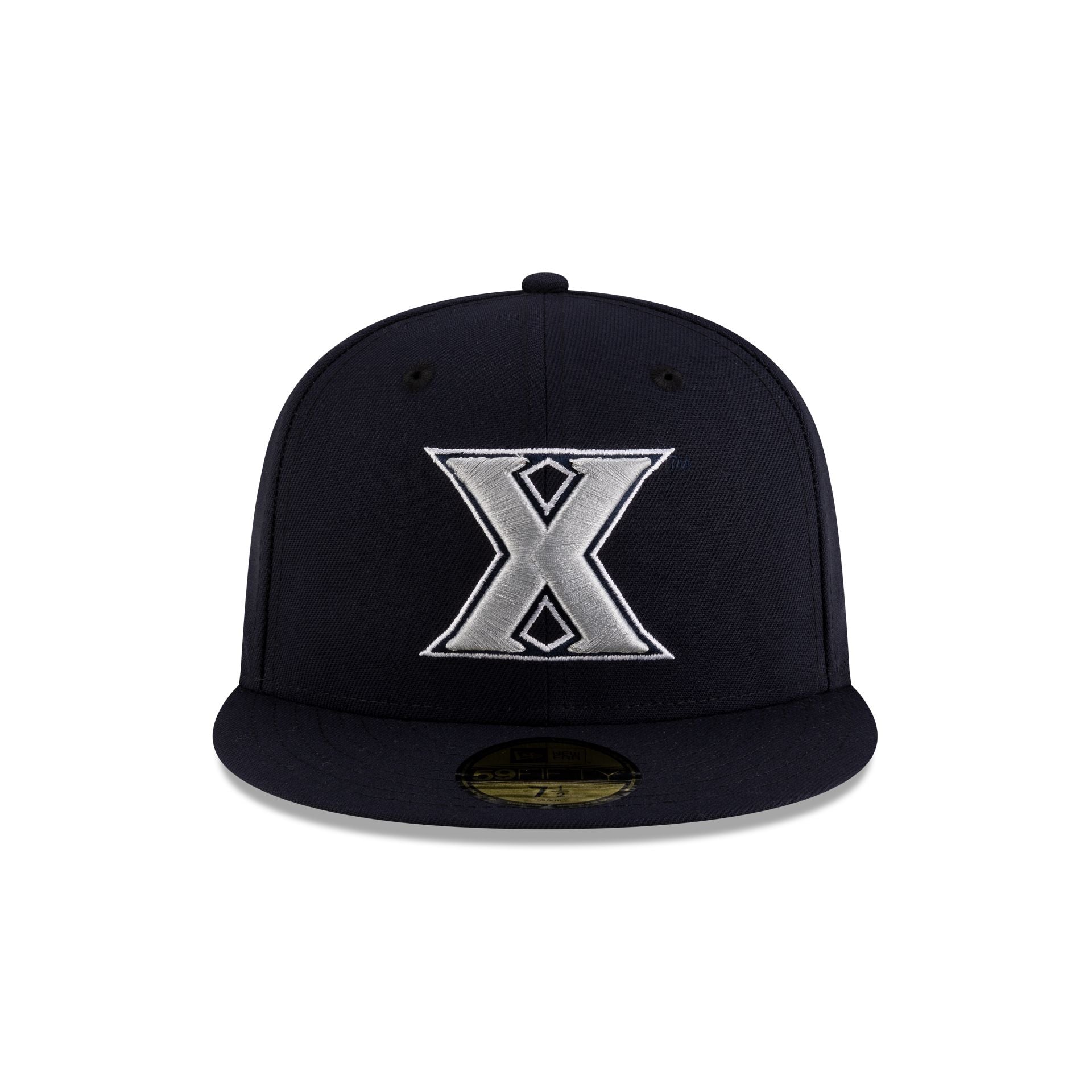 Xavier Musketeers Navy 59FIFTY Fitted Hat - Image 2