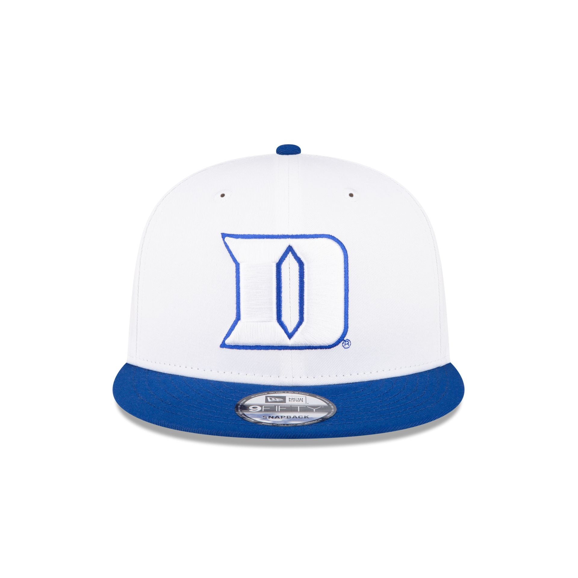 Duke Blue Devils White 9FIFTY Snapback Hat - Image 2