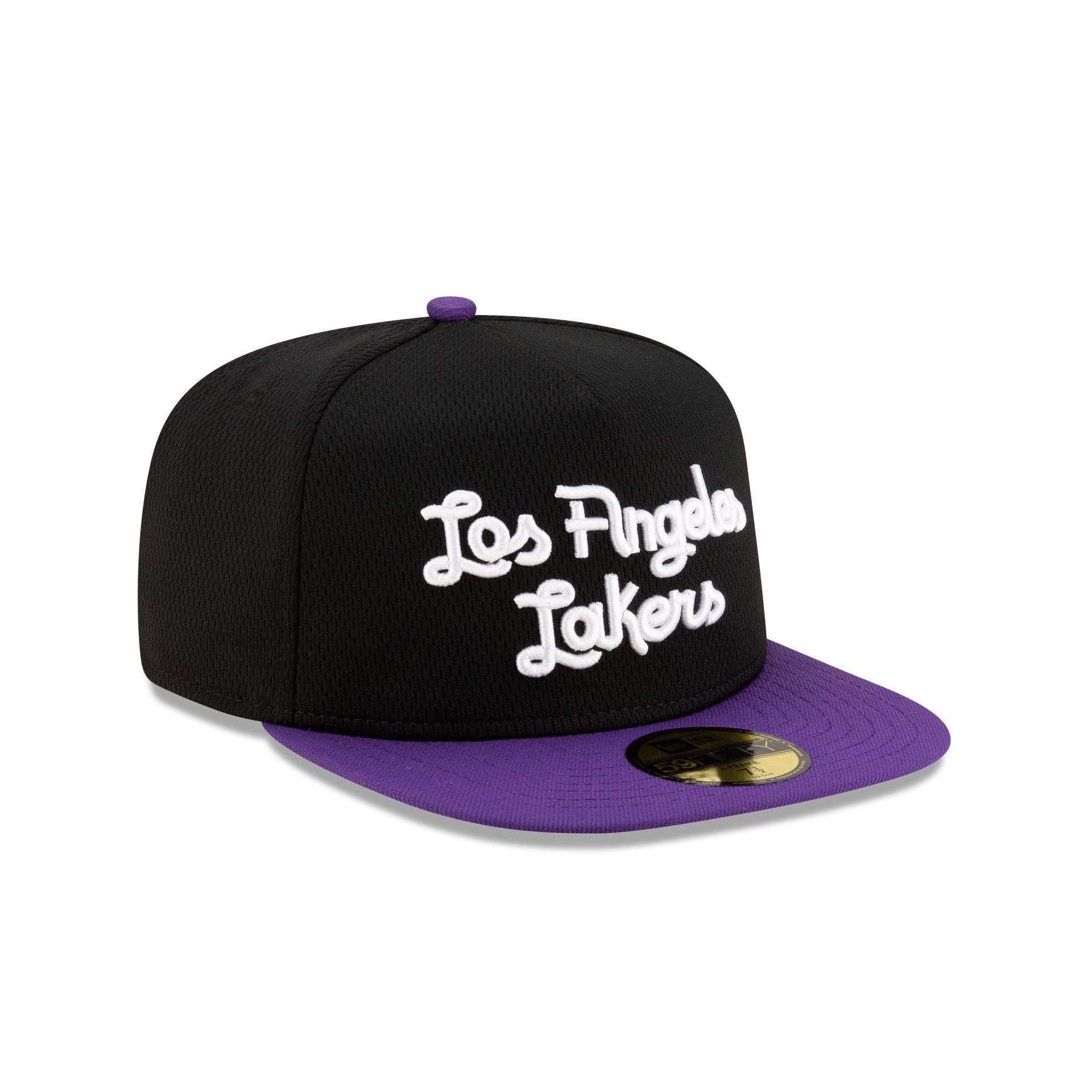 Los Angeles Lakers Dashmark Mesh 59FIFTY A-Frame Fitted Hat - Image 3