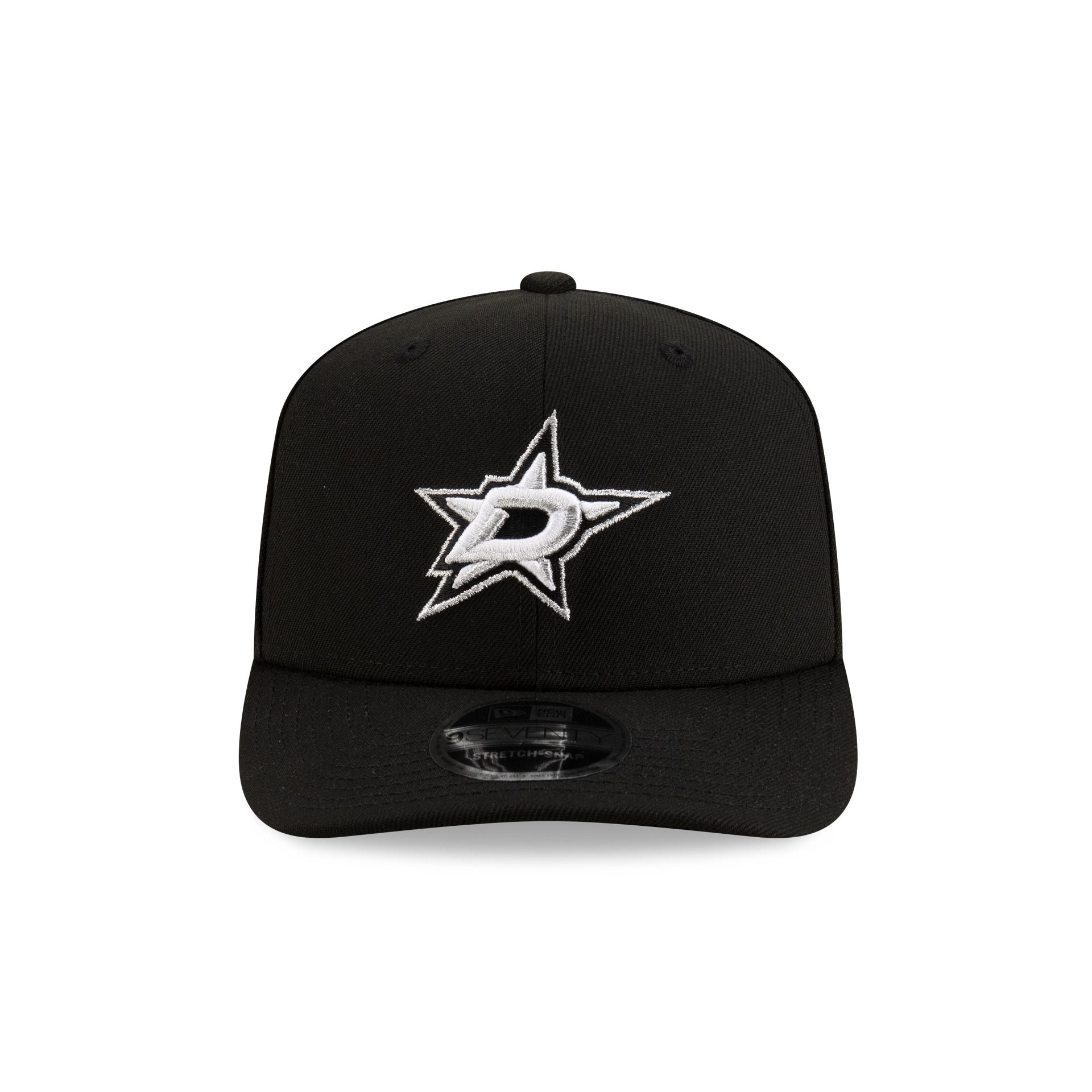 Dallas Stars Black 9SEVENTY Stretch-Snap Hat - Image 2
