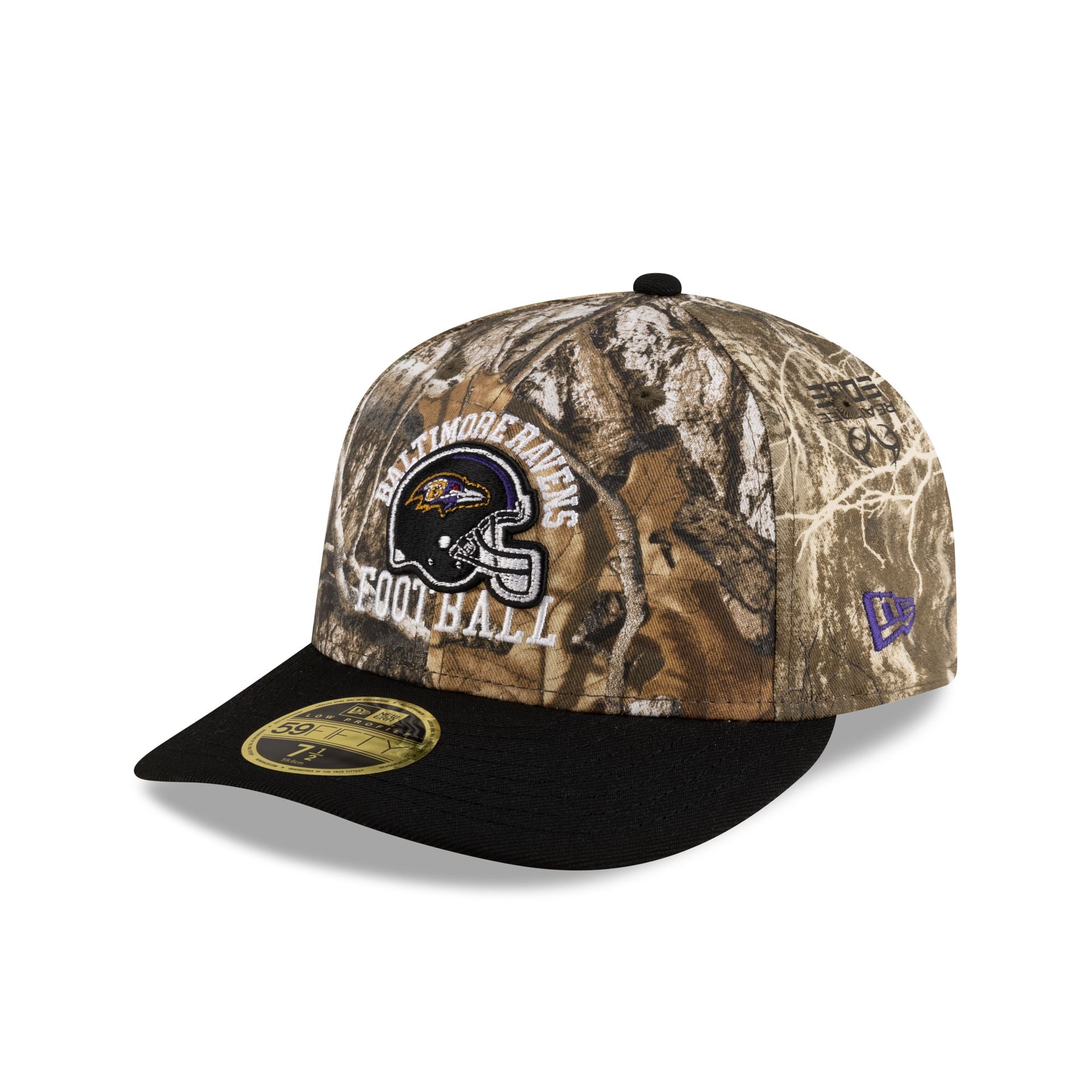 Just Caps Realtree Baltimore Ravens Low Profile 59FIFTY Fitted Hat - Image 3