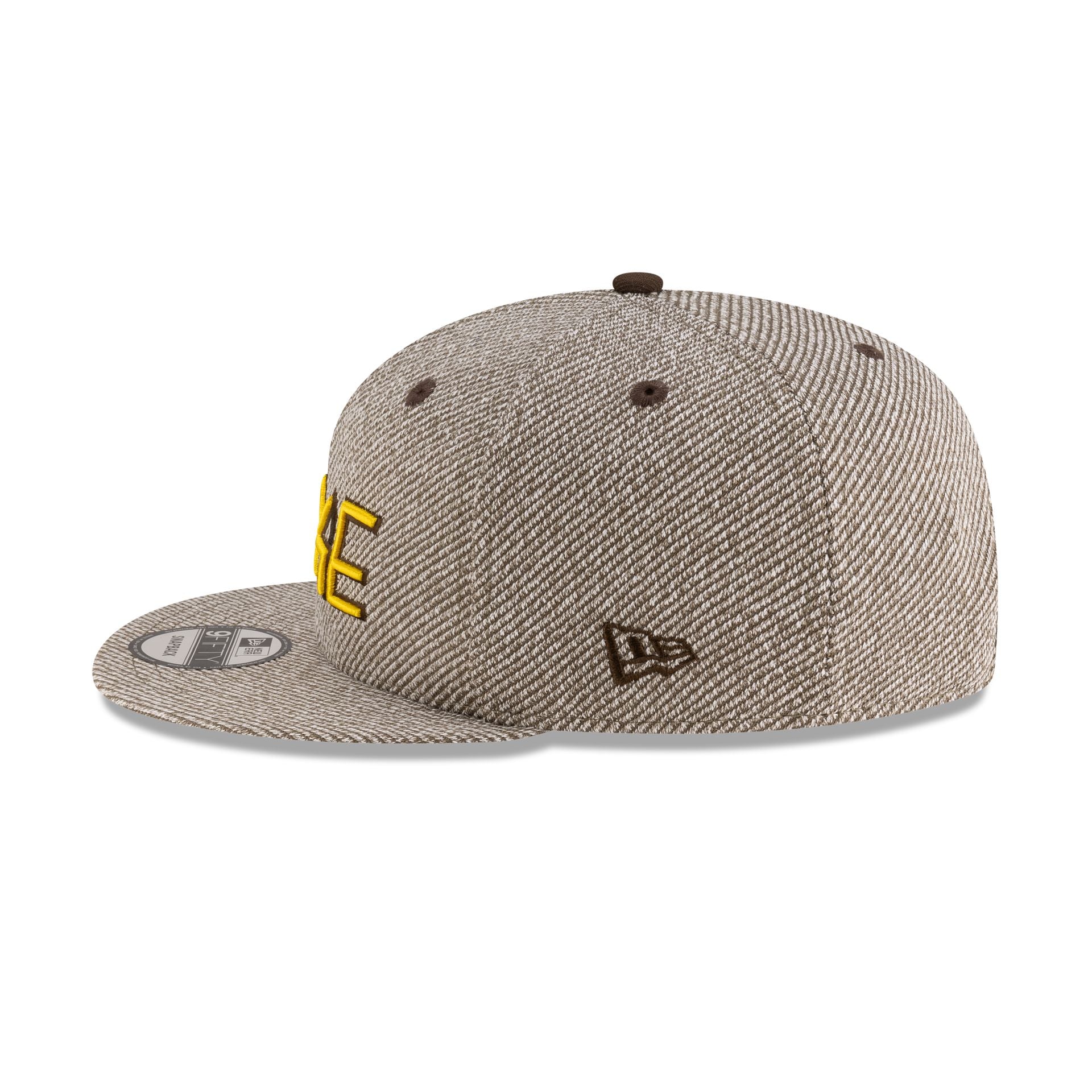 Tyler Herro x Milwaukee Brewers Heather Brown 9FIFTY Snapback Hat - Image 5