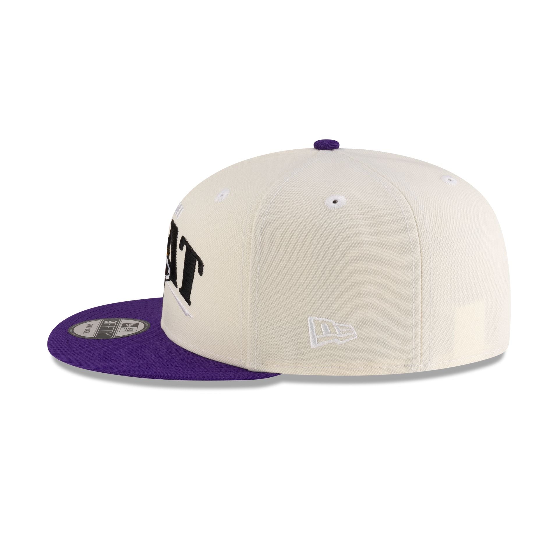 Tyler Herro x Miami Heat White Purple 9FIFTY Snapback Hat - Image 5