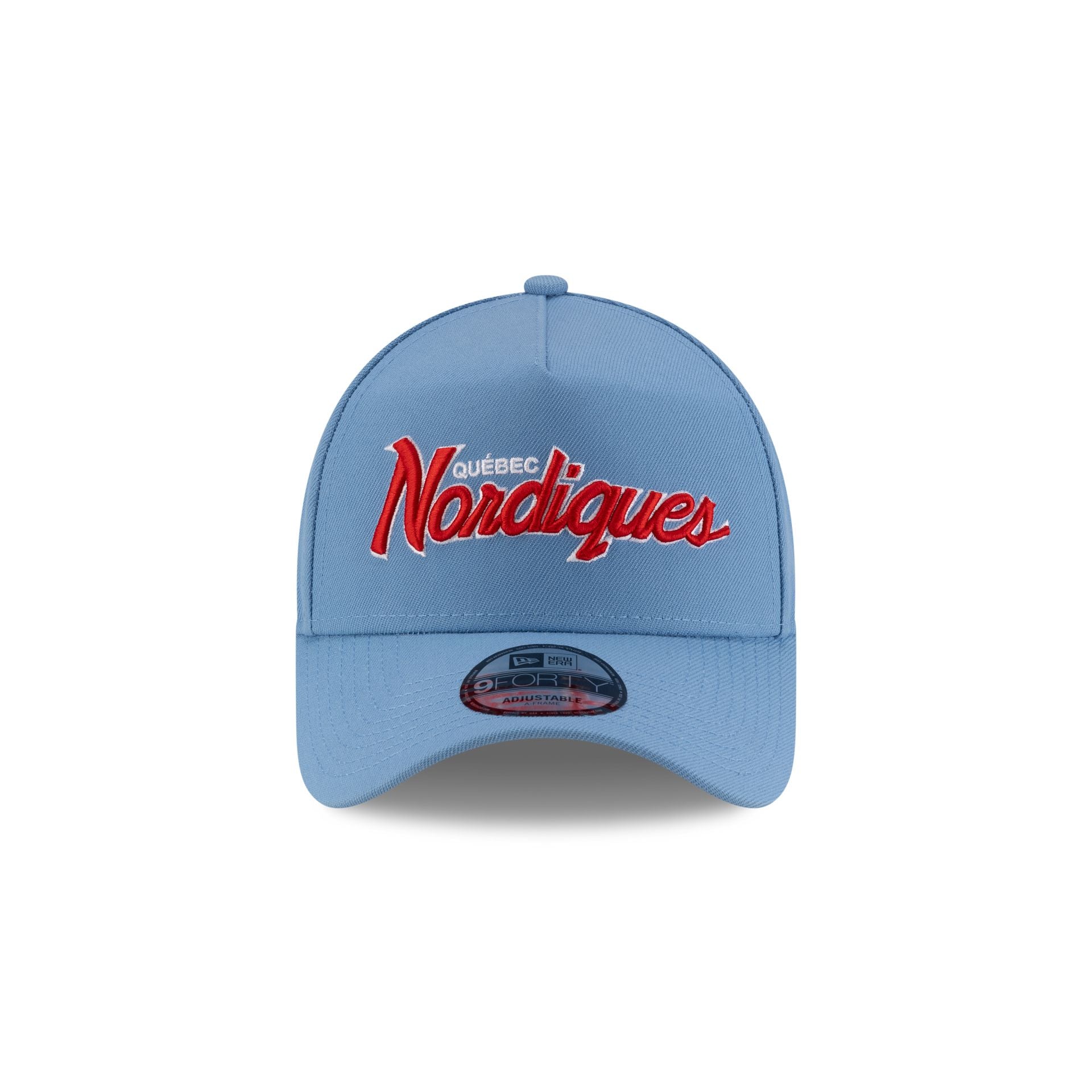 Quebec Nordiques Sky Blue 9FORTY A-Frame Snapback Hat - Image 2