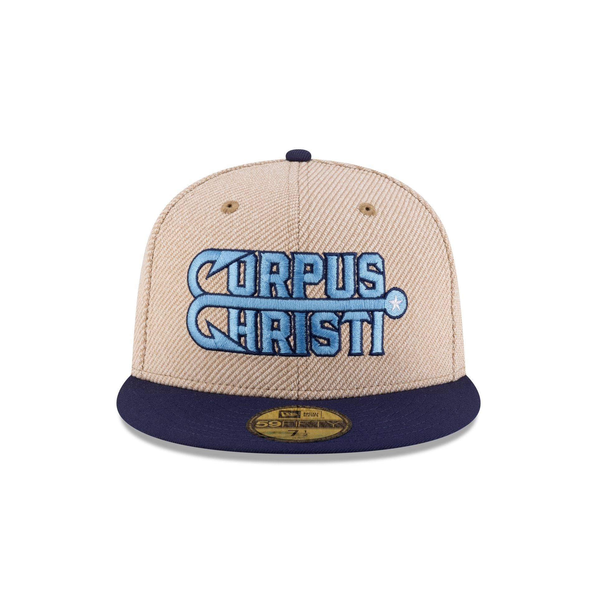 Corpus Cristi Hooks Terry Heather Tan 59FIFTY Fitted Hat - Image 2