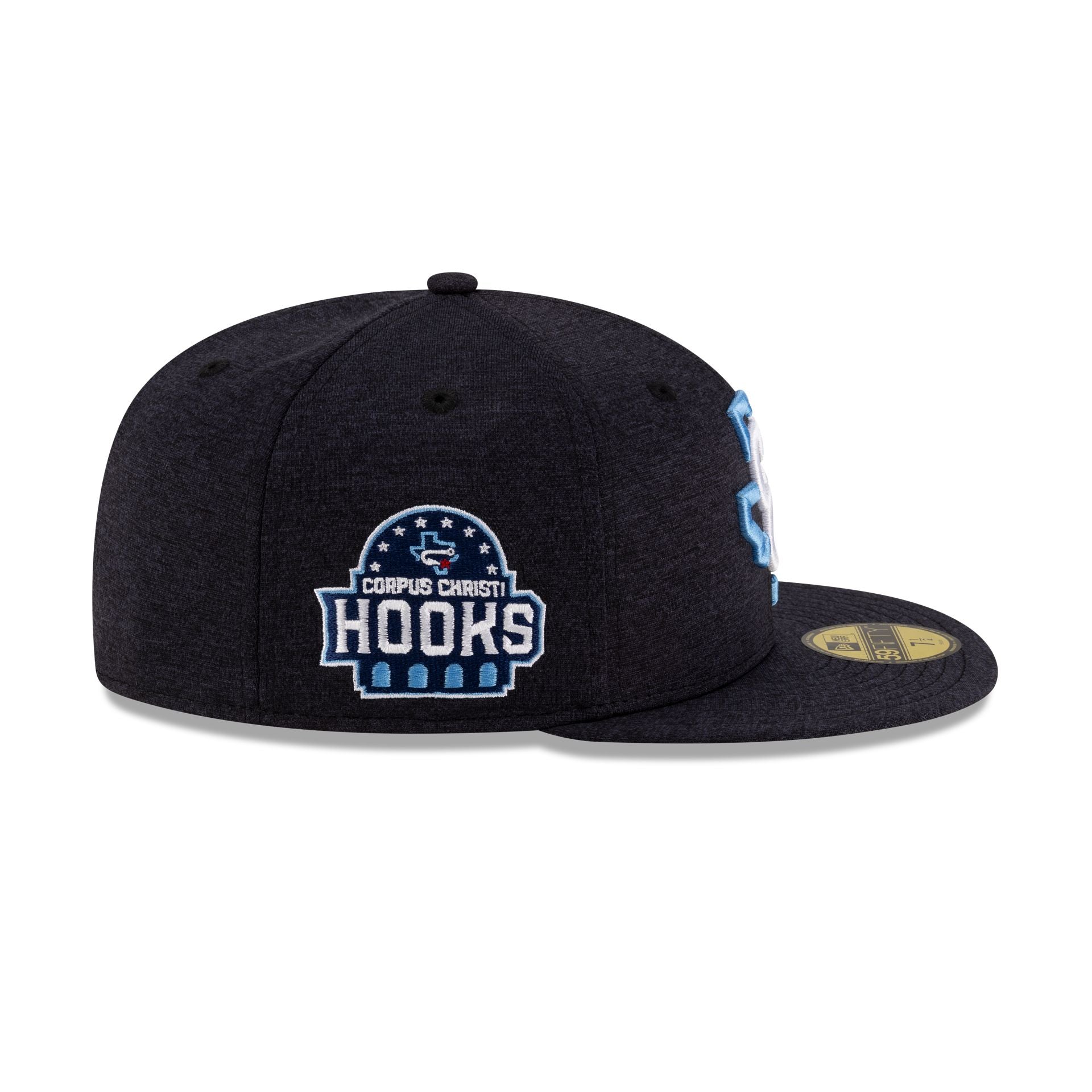 Corpus Cristi Hooks Shadow Tech Navy 59FIFTY Fitted Hat - Image 4