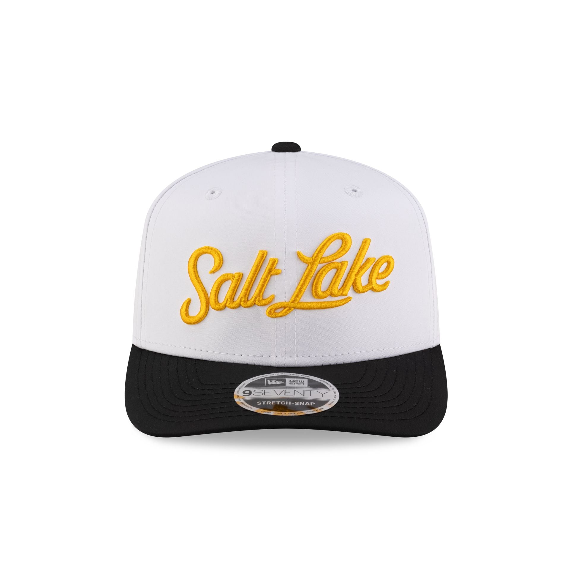 Salt Lake Bees Optic White 9SEVENTY Stretch-Snap Hat - Image 2