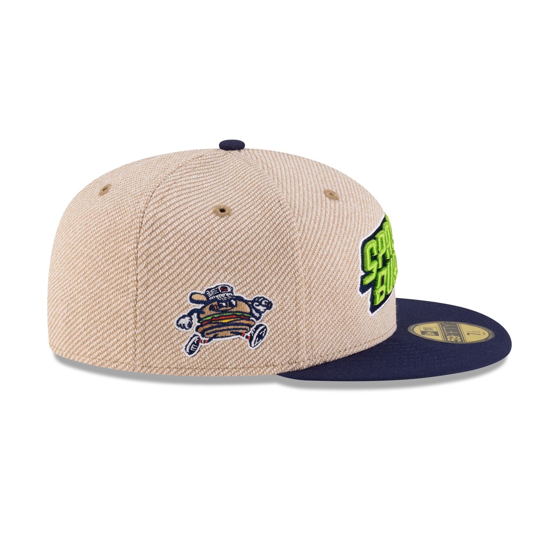 Hub City Spartanburgers Terry Heather Tan 59FIFTY Fitted Hat - Image 4