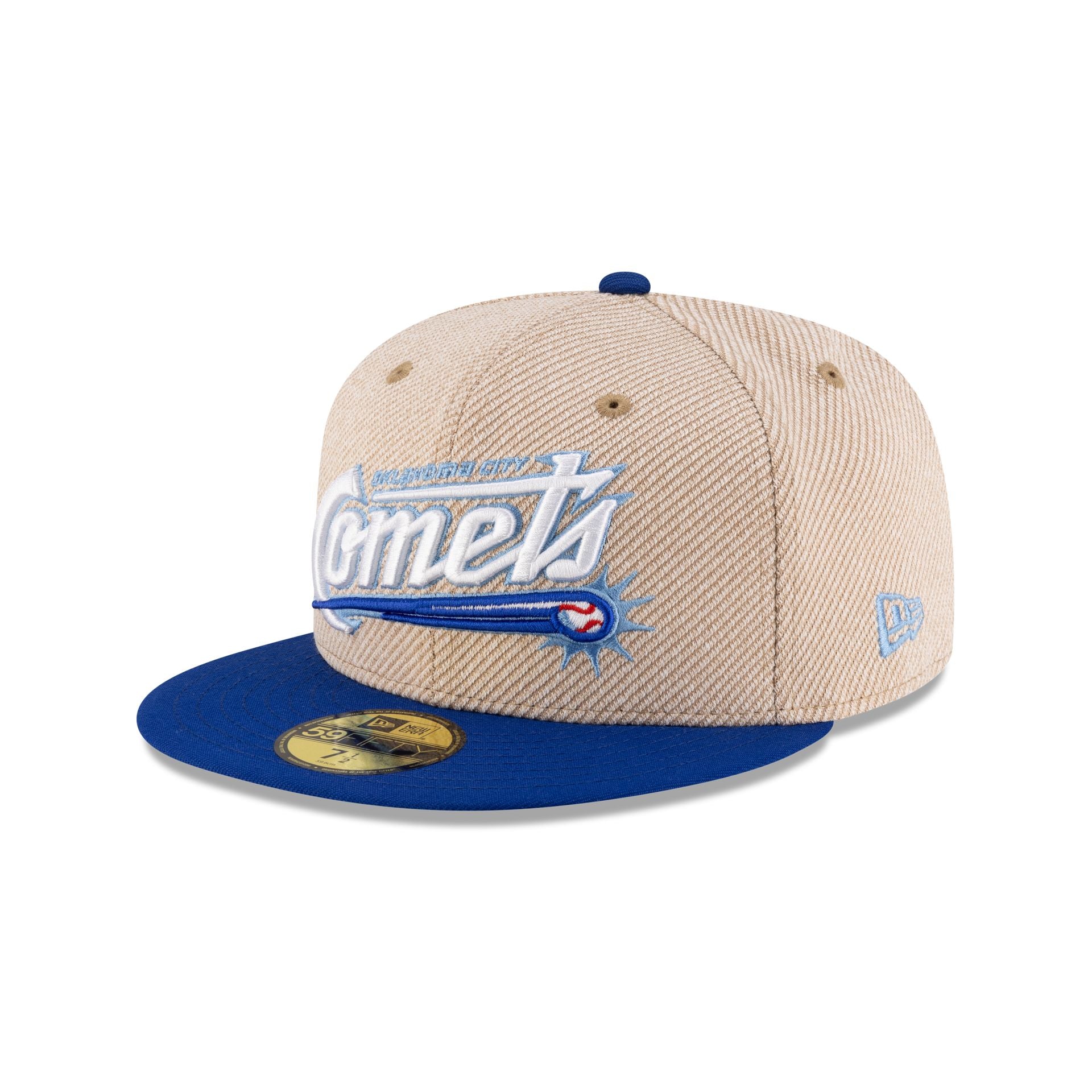 Oklahoma City Comets Terry Heather Tan 59FIFTY Fitted Hat - Image 3
