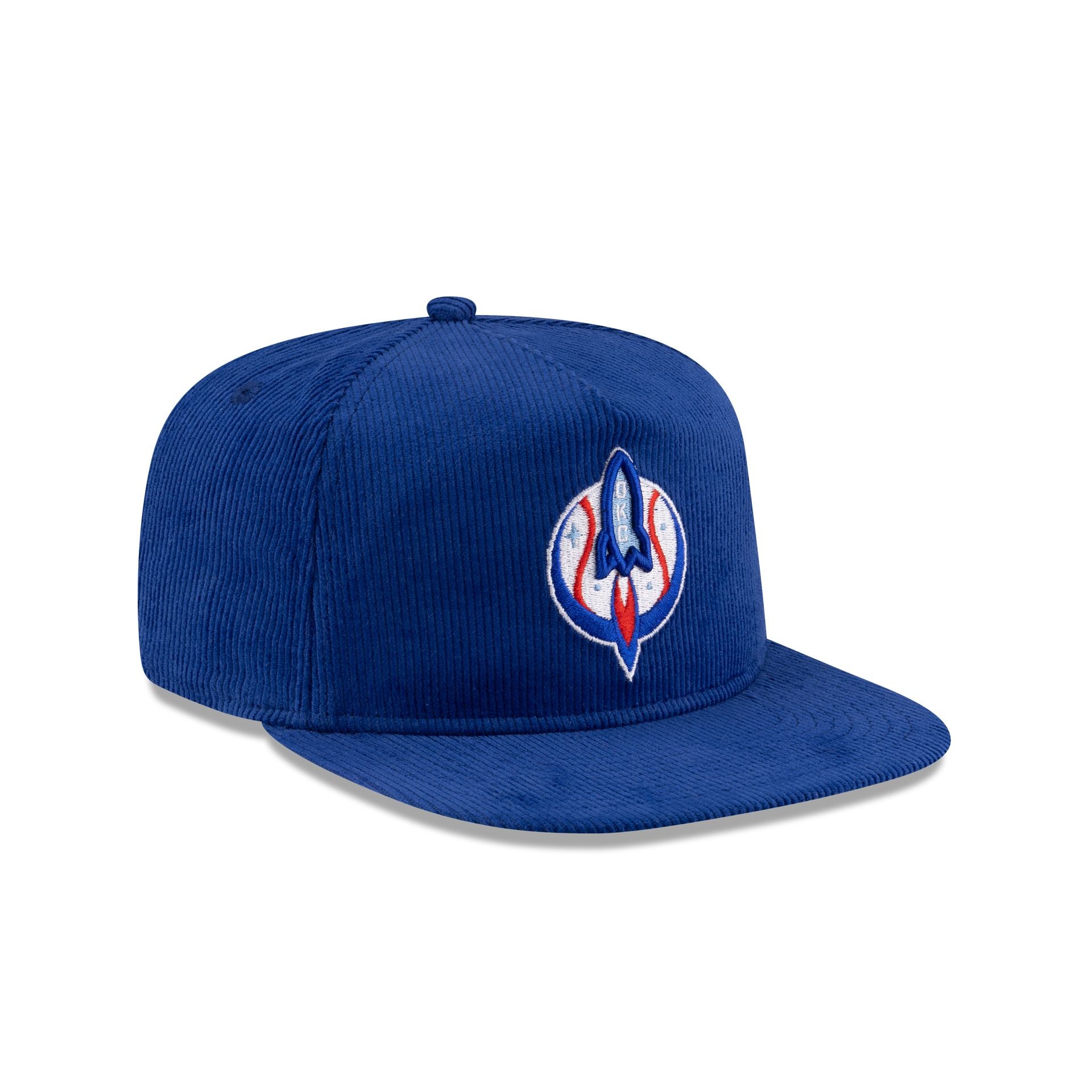 Oklahoma City Comets Light Royal Corduroy Golfer Hat - Image 3
