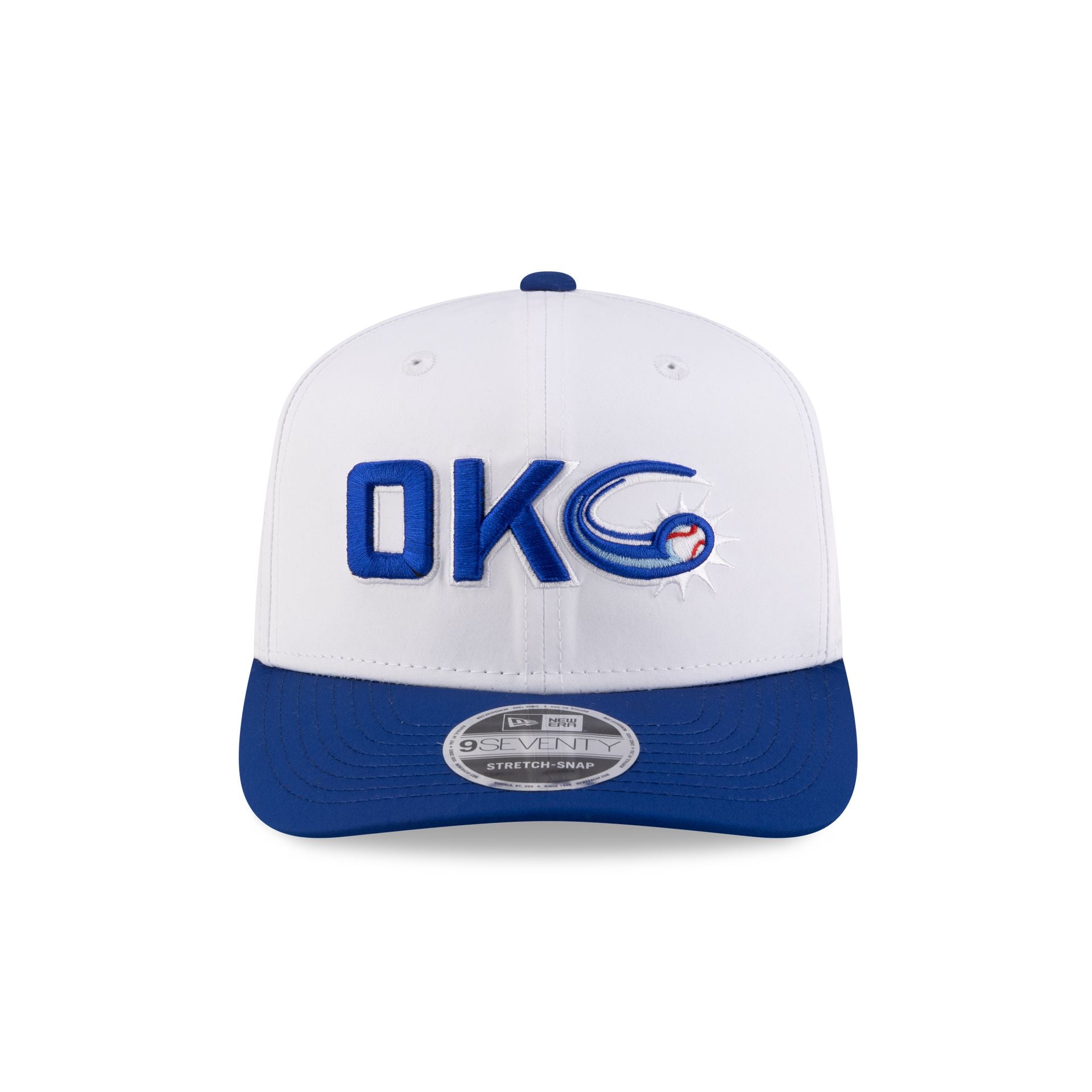 Oklahoma City Comets Optic White 9SEVENTY Stretch-Snap Hat - Image 2