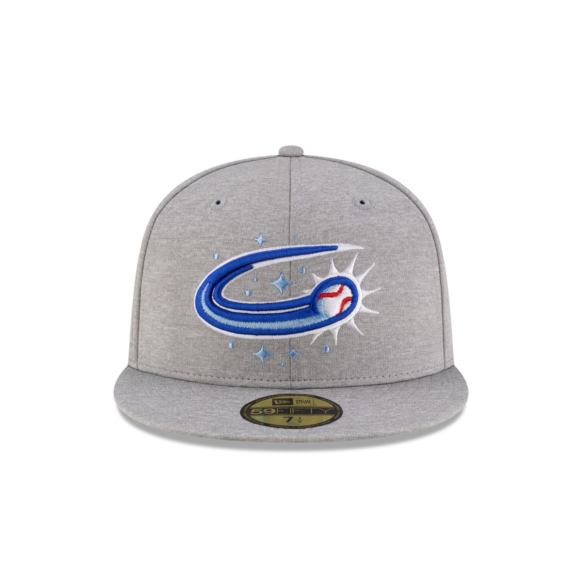 Oklahoma City Comets Shadow Tech Gray 59FIFTY Fitted Hat - Image 2