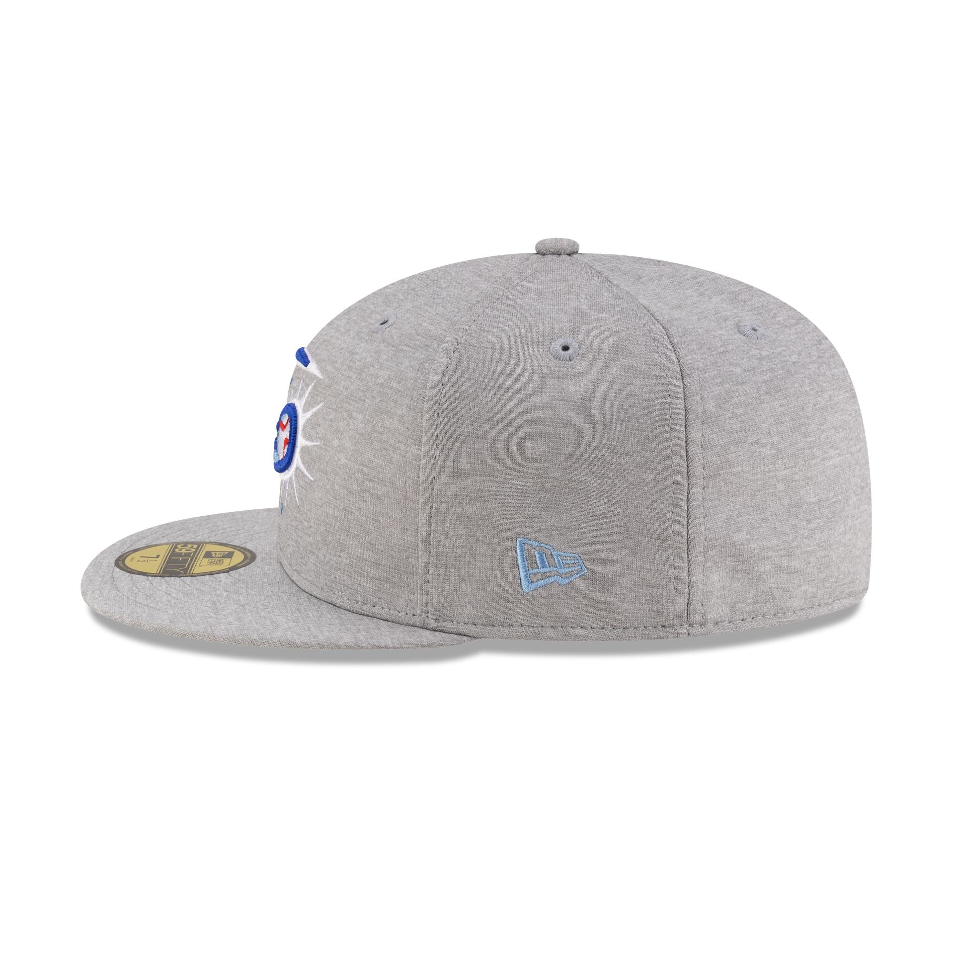 Oklahoma City Comets Shadow Tech Gray 59FIFTY Fitted Hat - Image 5
