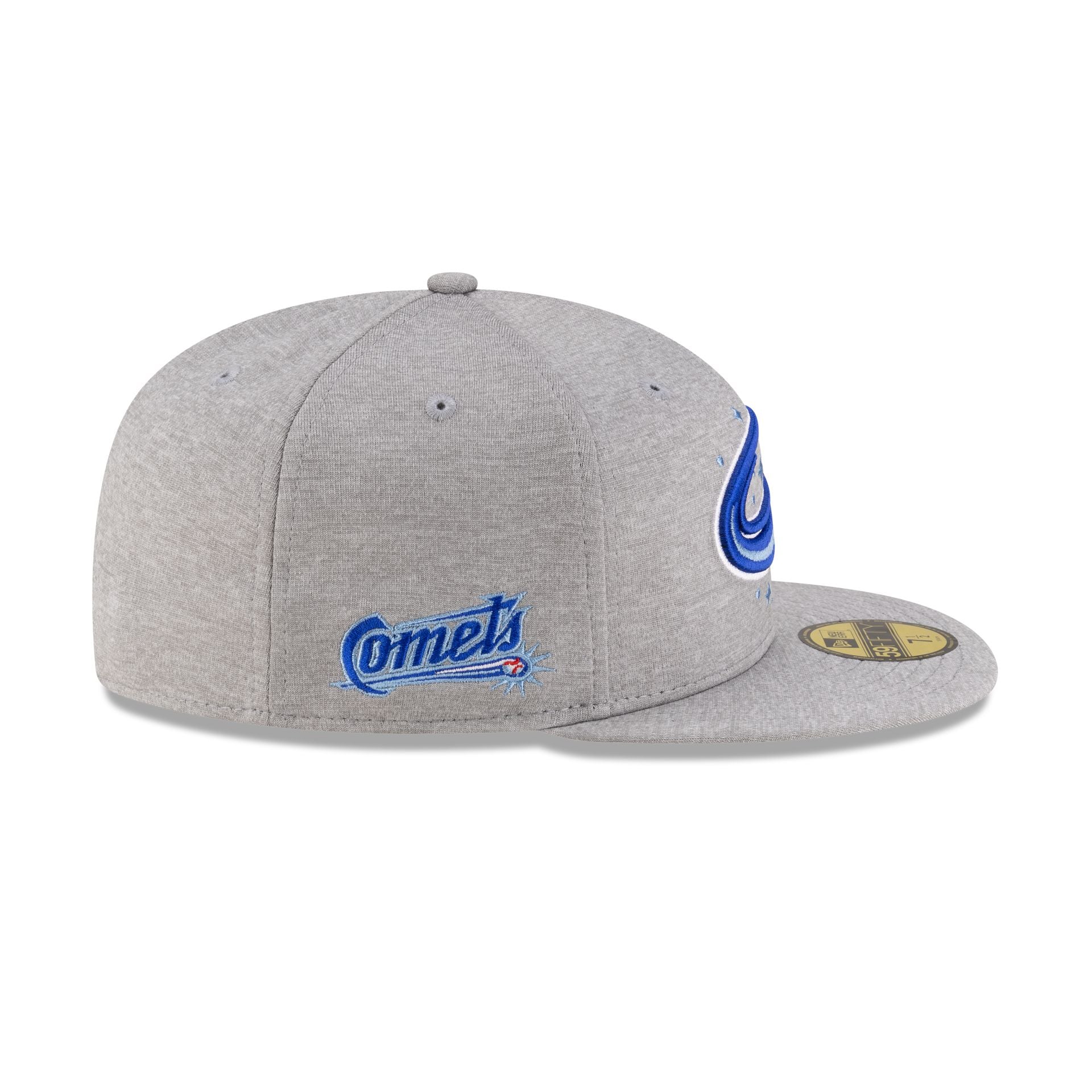 Oklahoma City Comets Shadow Tech Gray 59FIFTY Fitted Hat - Image 4
