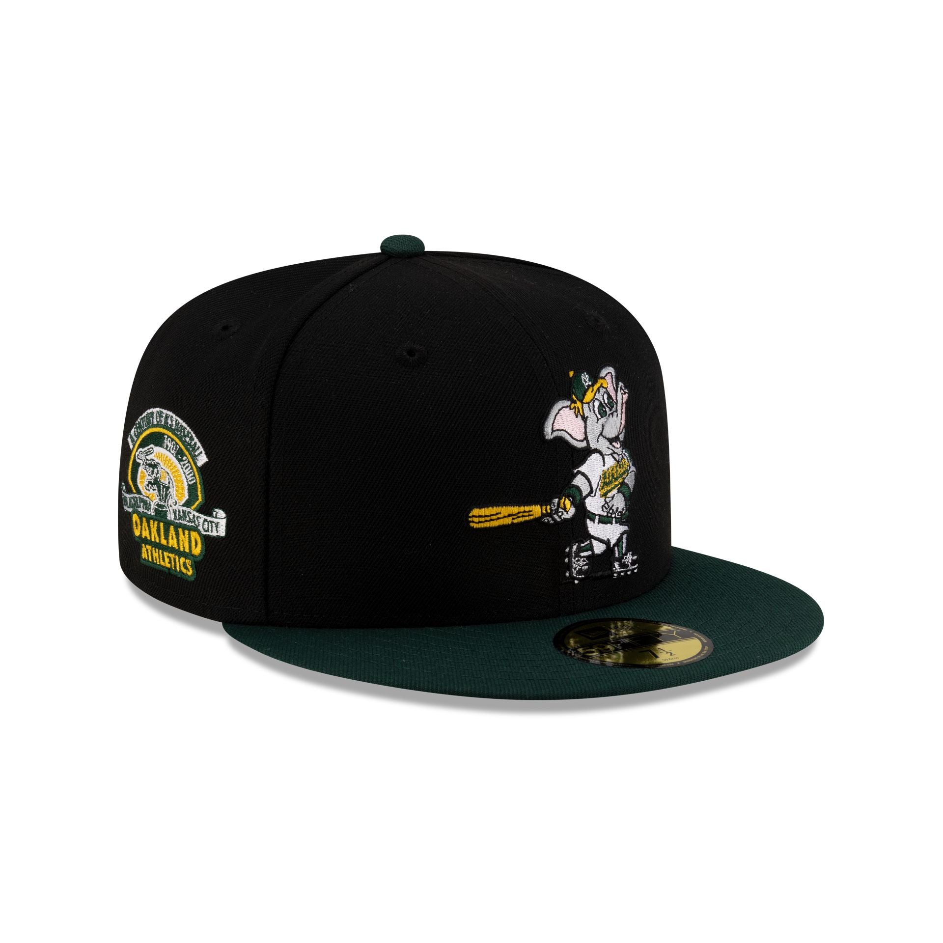 Athletics Mascot Black 59FIFTY Fitted Hat
