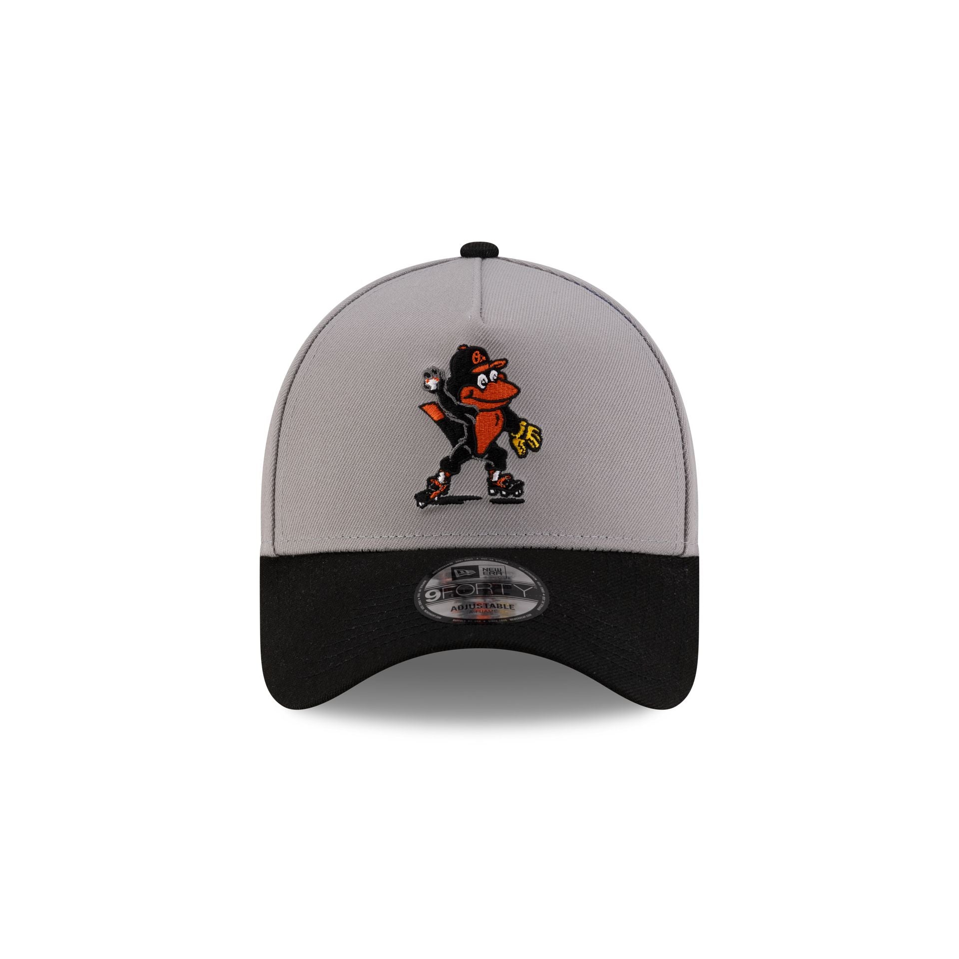 Baltimore Orioles Mascot Gray 9FORTY A-Frame Snapback Hat - Image 2