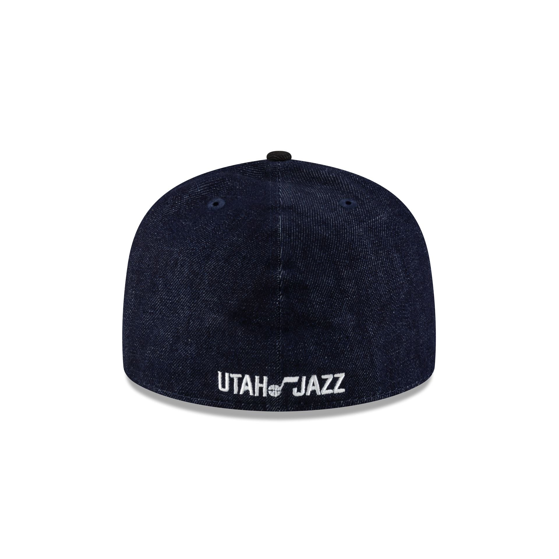 Utah Jazz Navy Denim 59FIFTY A-Frame Fitted Hat - Image 6