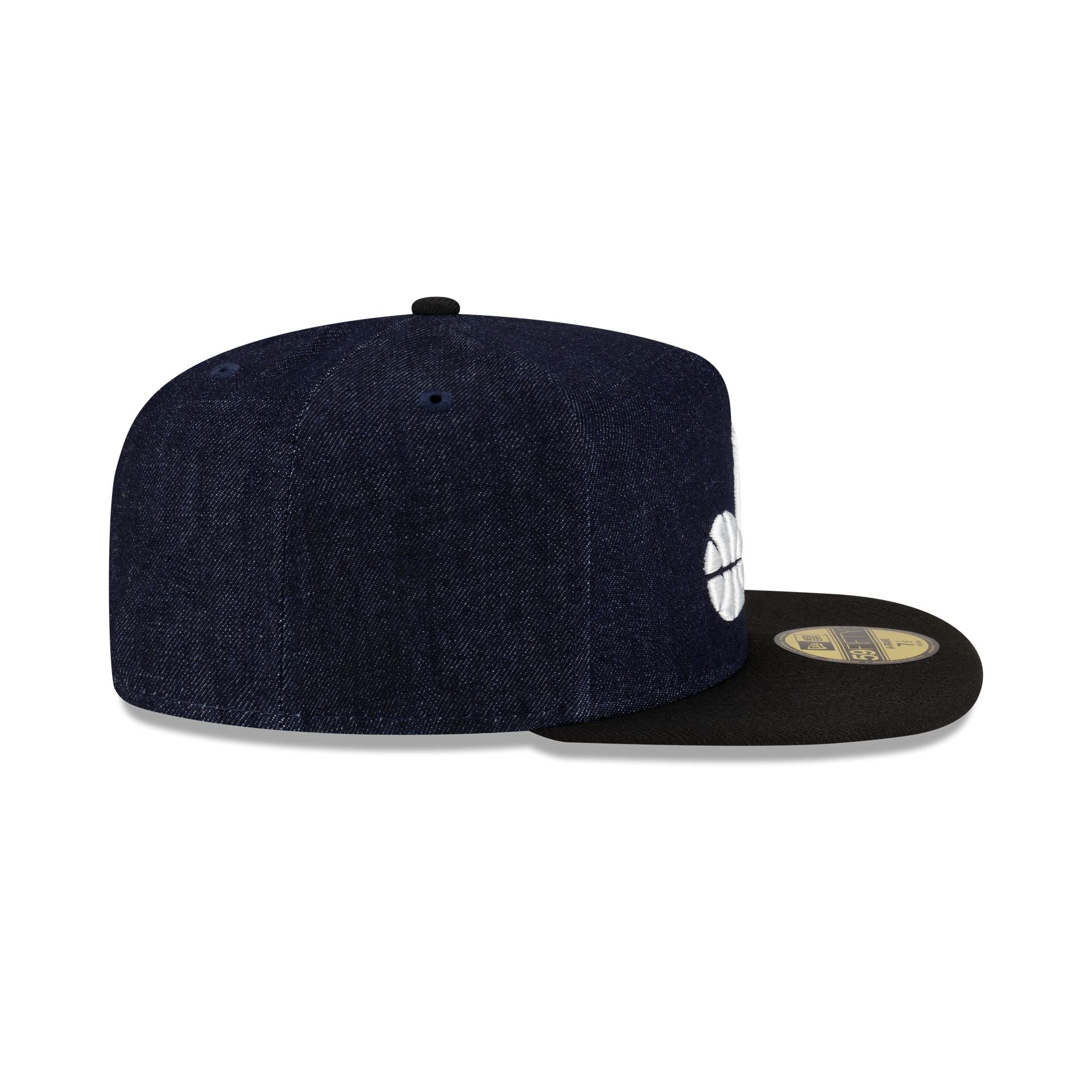 Utah Jazz Navy Denim 59FIFTY A-Frame Fitted Hat - Image 5