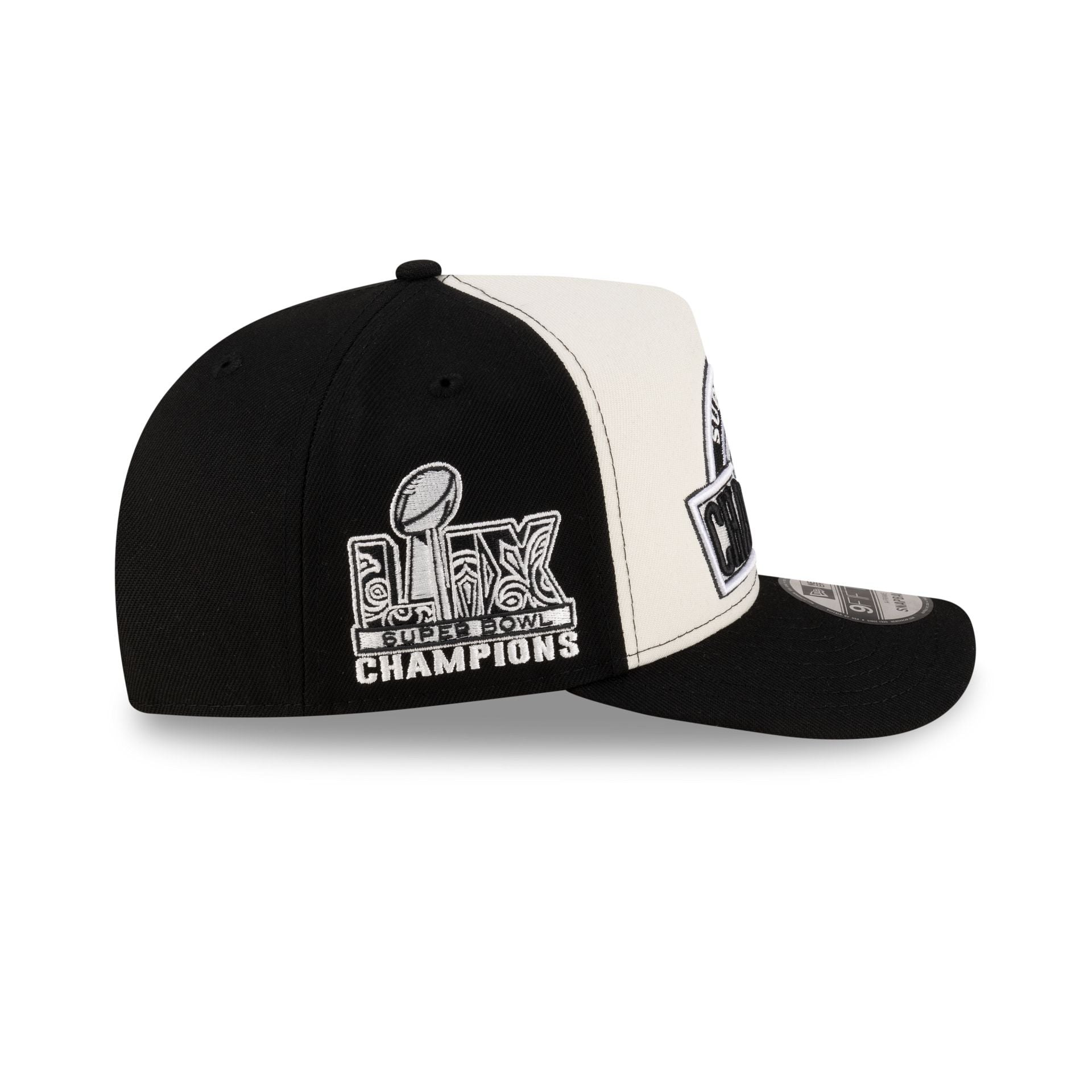 Philadelphia Eagles Super Bowl LIX Champions 9FIFTY A-Frame Snapback Hat - Image 4