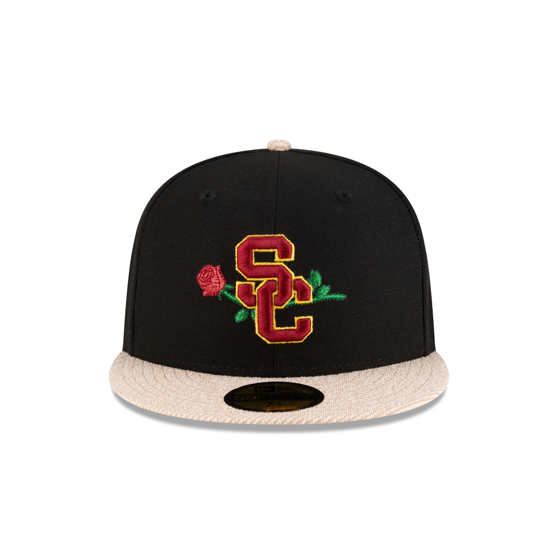 USC Trojans Black Terry 59FIFTY Fitted Hat - Image 2