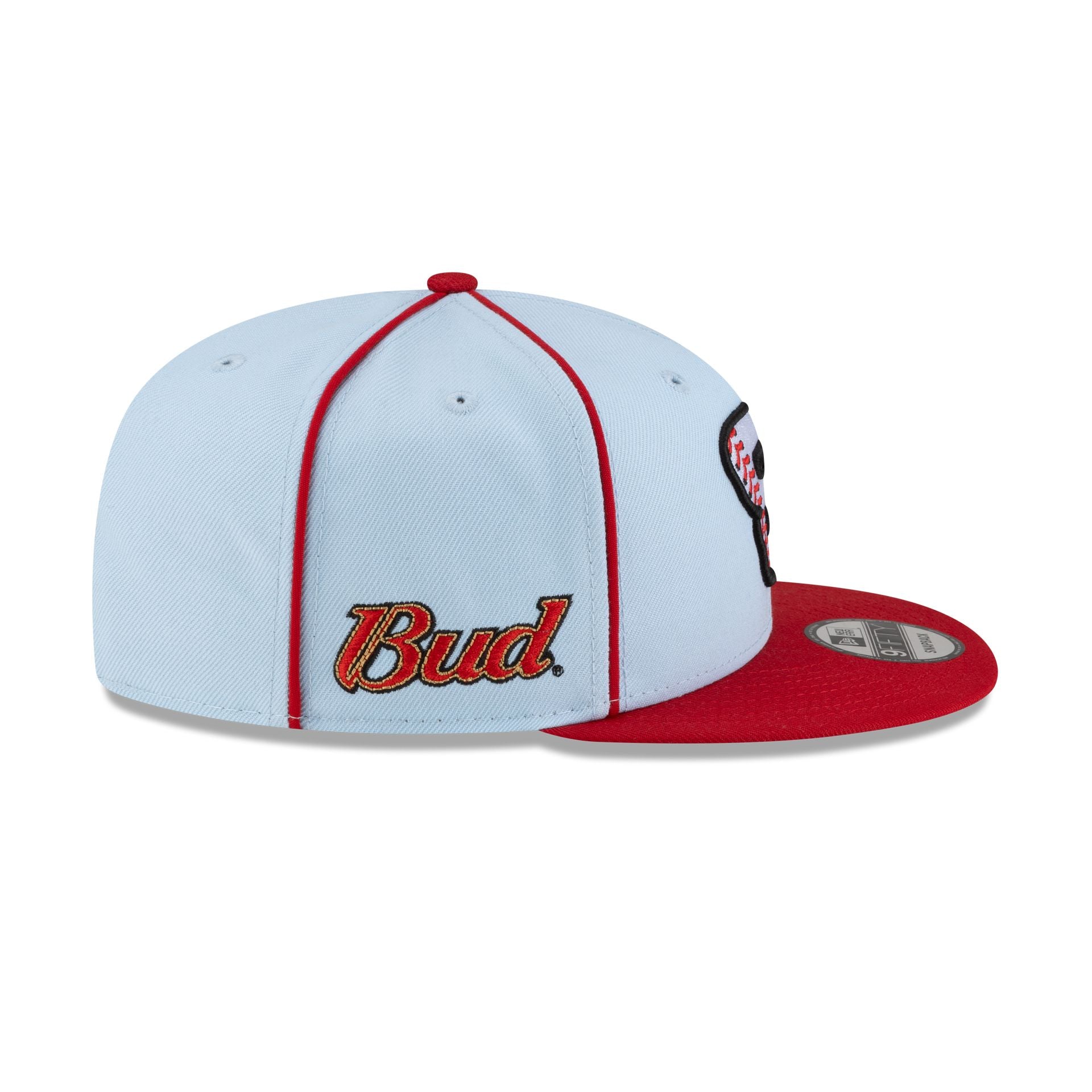 Dale Earnhardt Jr. x Budweiser Sky Blue 9FIFTY Snapback Hat - Image 4