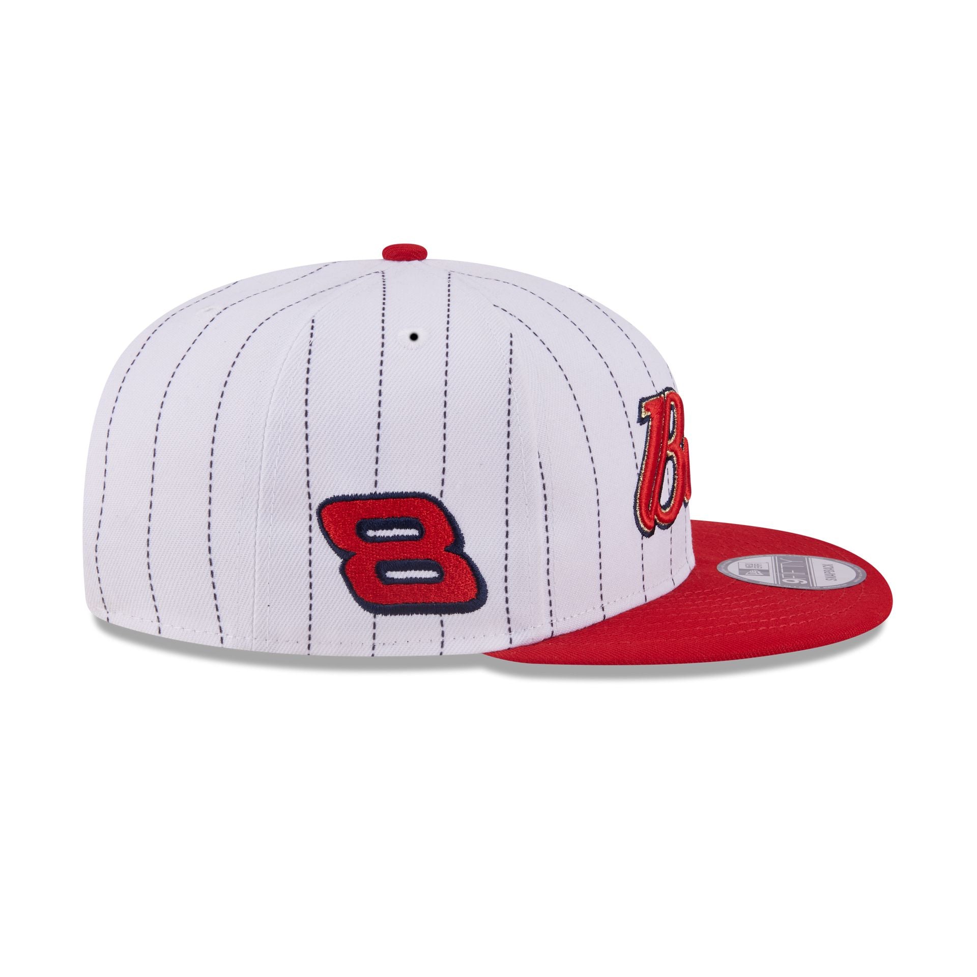 Dale Earnhardt Jr. x Budweiser Pinstripe 9FIFTY Snapback Hat - Image 4