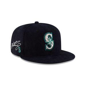 Just Caps Player Corduroy Seattle Mariners Ken Griffey Jr. 59FIFTY Fitted Hat
