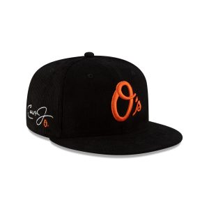 Just Caps Player Corduroy Baltimore Orioles Cal Ripken Jr. 59FIFTY Fitted Hat