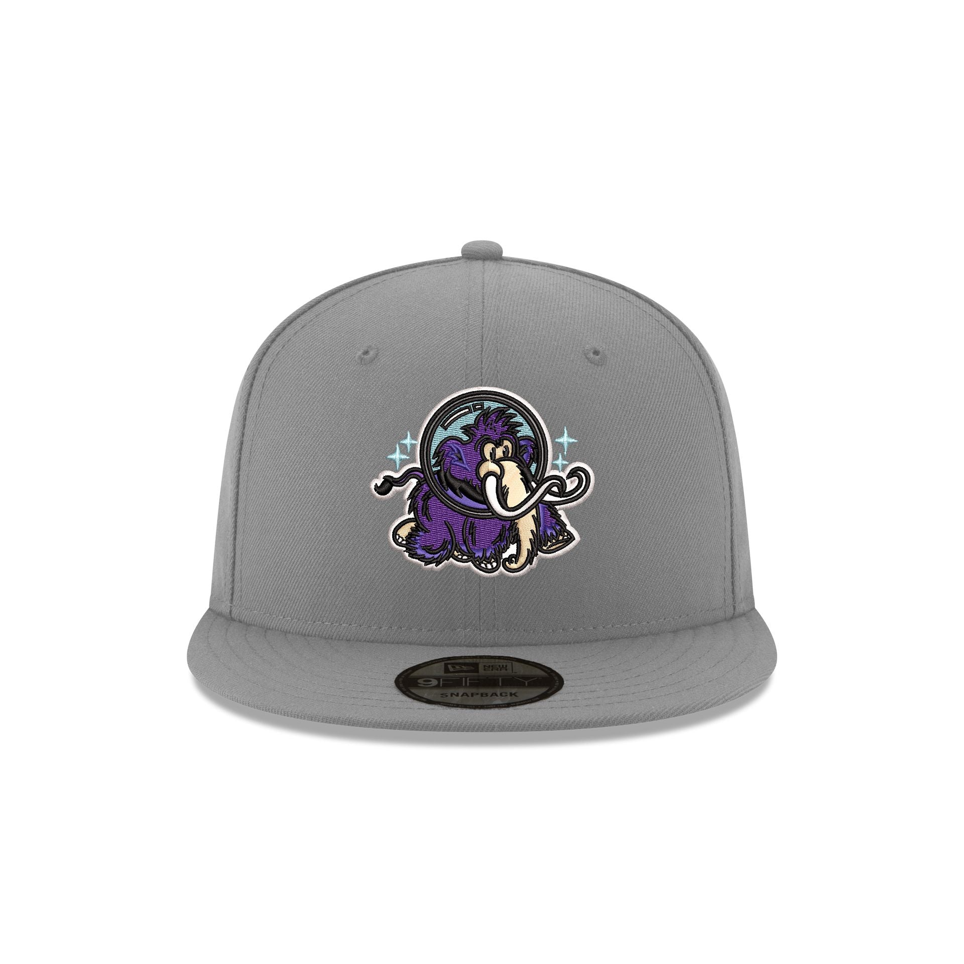 Erie Moon Mammoths Gray 9FIFTY Snapback Hat - Image 2
