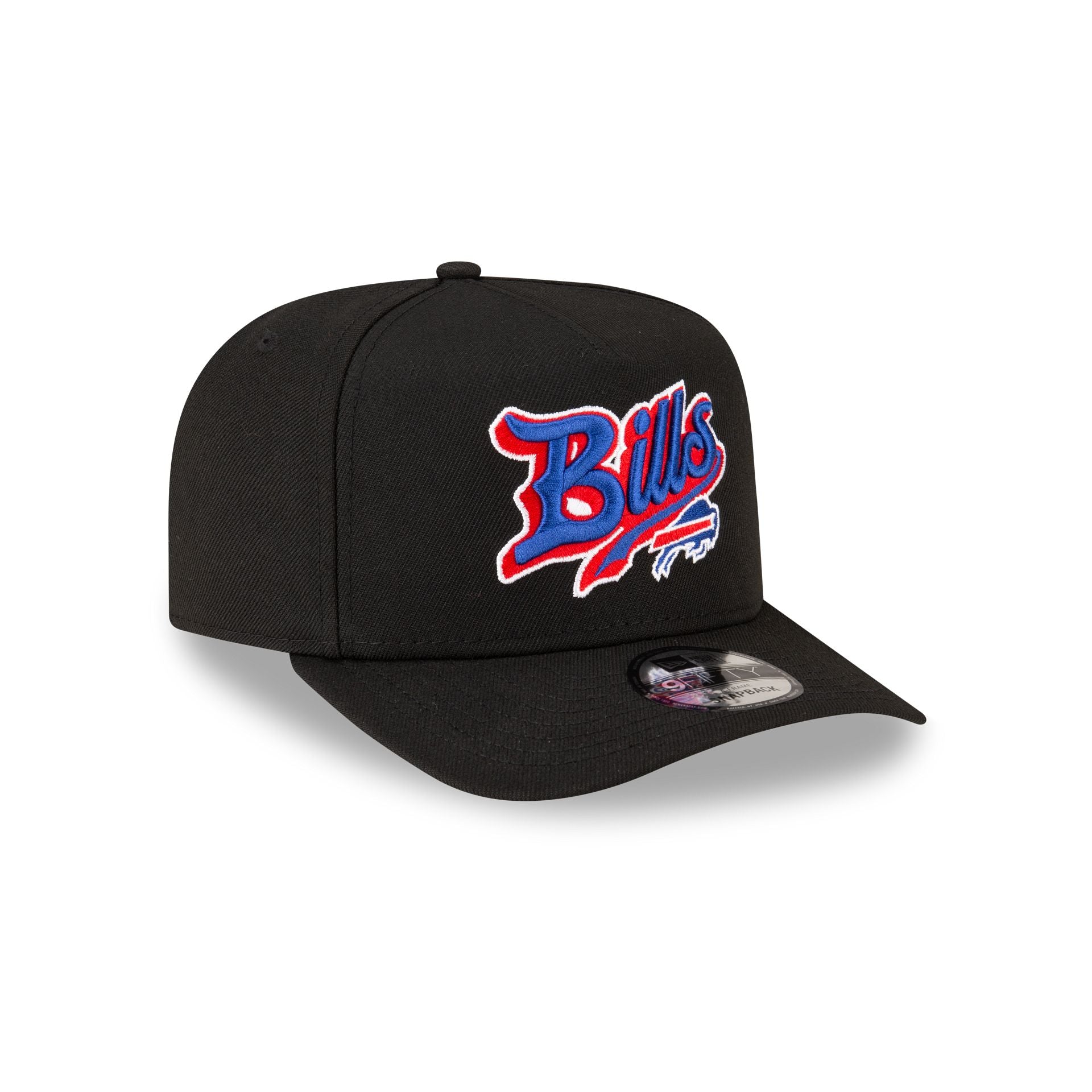 Born x Raised x Buffalo Bills Script Black 9FIFTY A-Frame Snapback Hat - Image 3