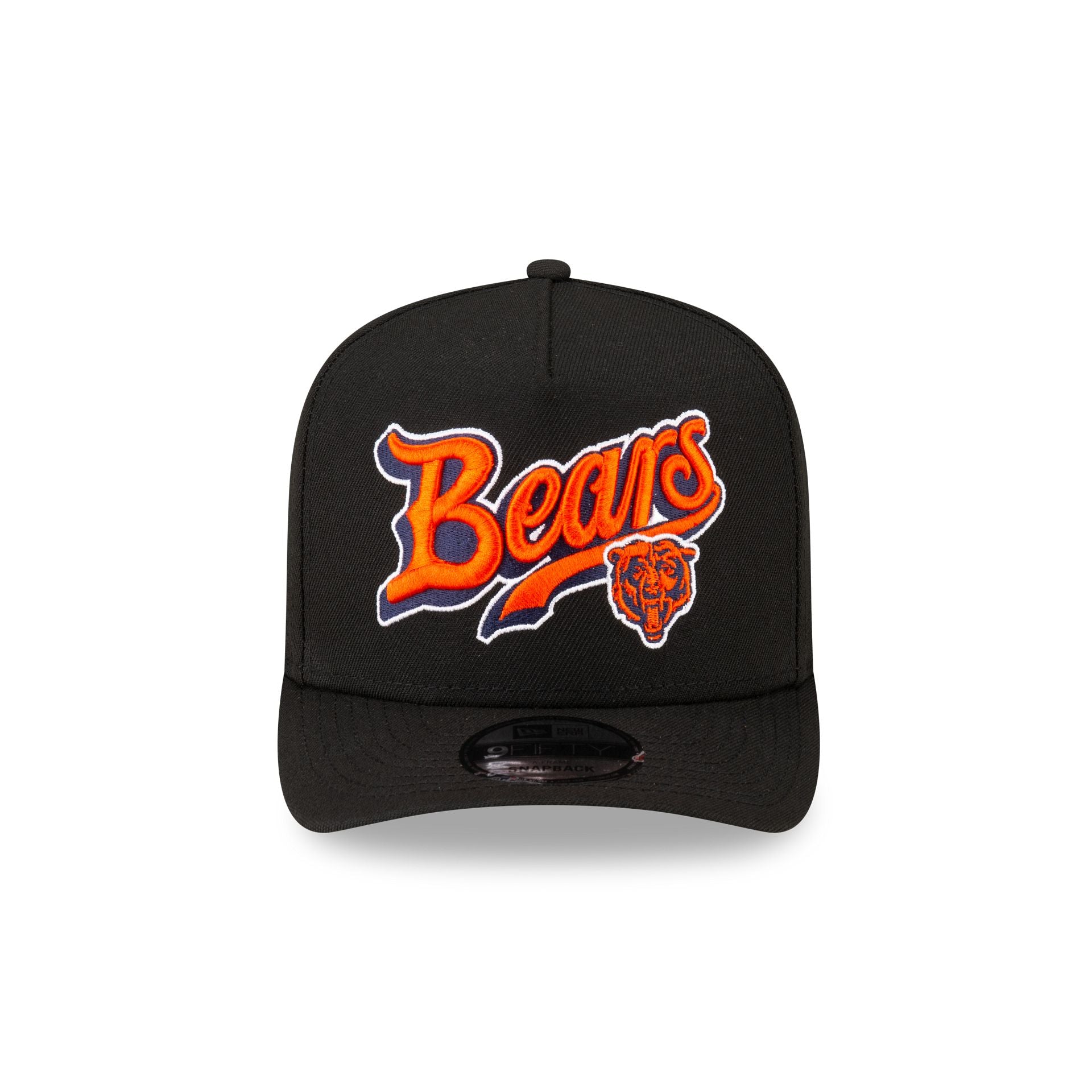 Born x Raised x Chicago Bears Script Black 9FIFTY A-Frame Snapback Hat - Image 2